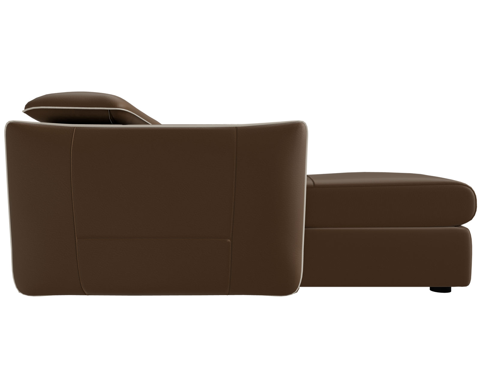 Meraviglia 108" Storage Chaise Sofa (+50 leathers) - Layout B: Meraviglia 108" Storage Chaise Sofa 67" x 108"