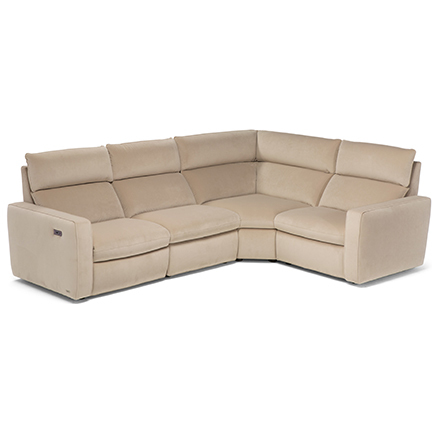 Layout E: Four Piece Sectional 113" x 83" (2 recliners)