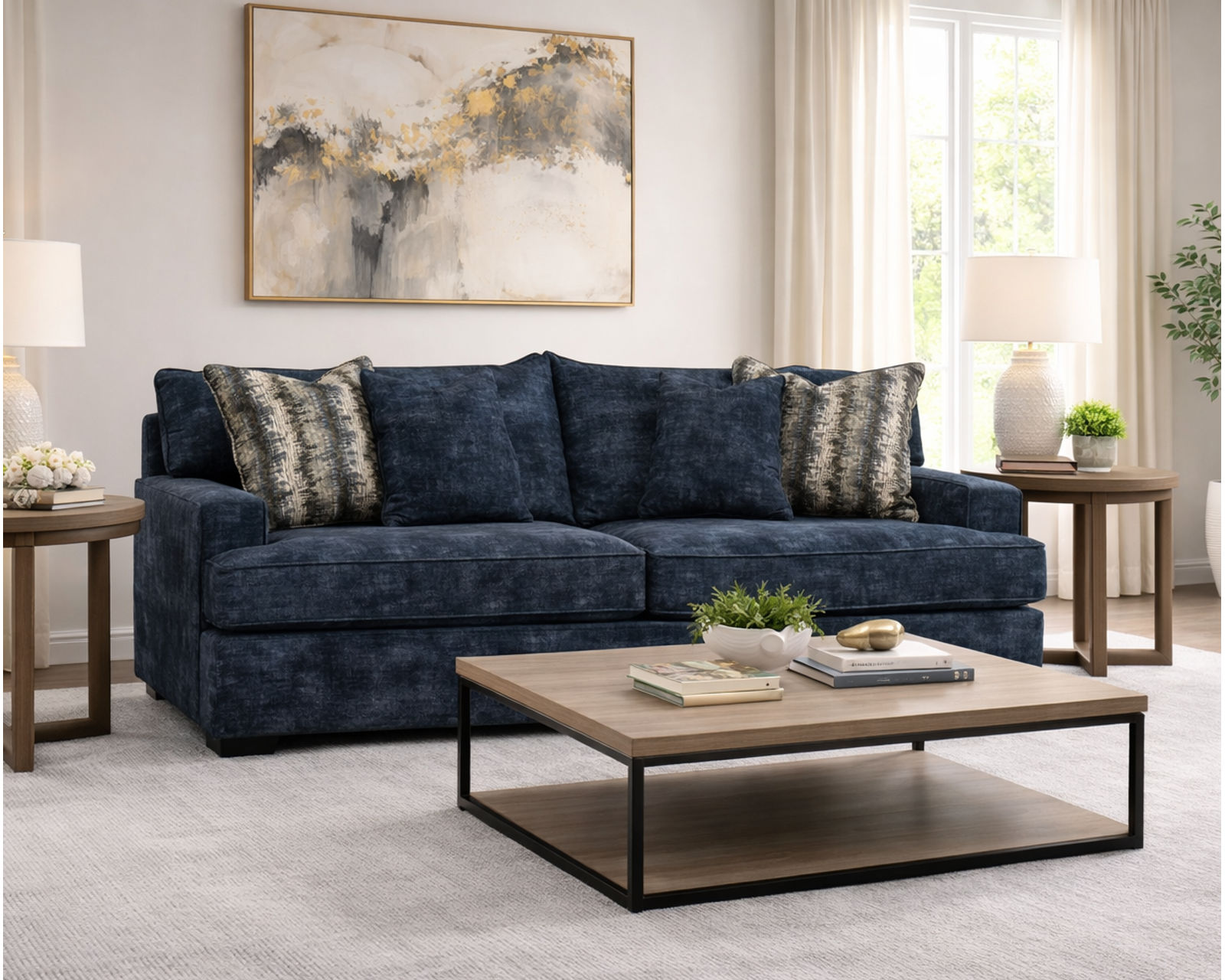 Anderson 88" Sofa  (+101 Standard and Performance Fabrics) - 100 Standard and Performance Fabrics