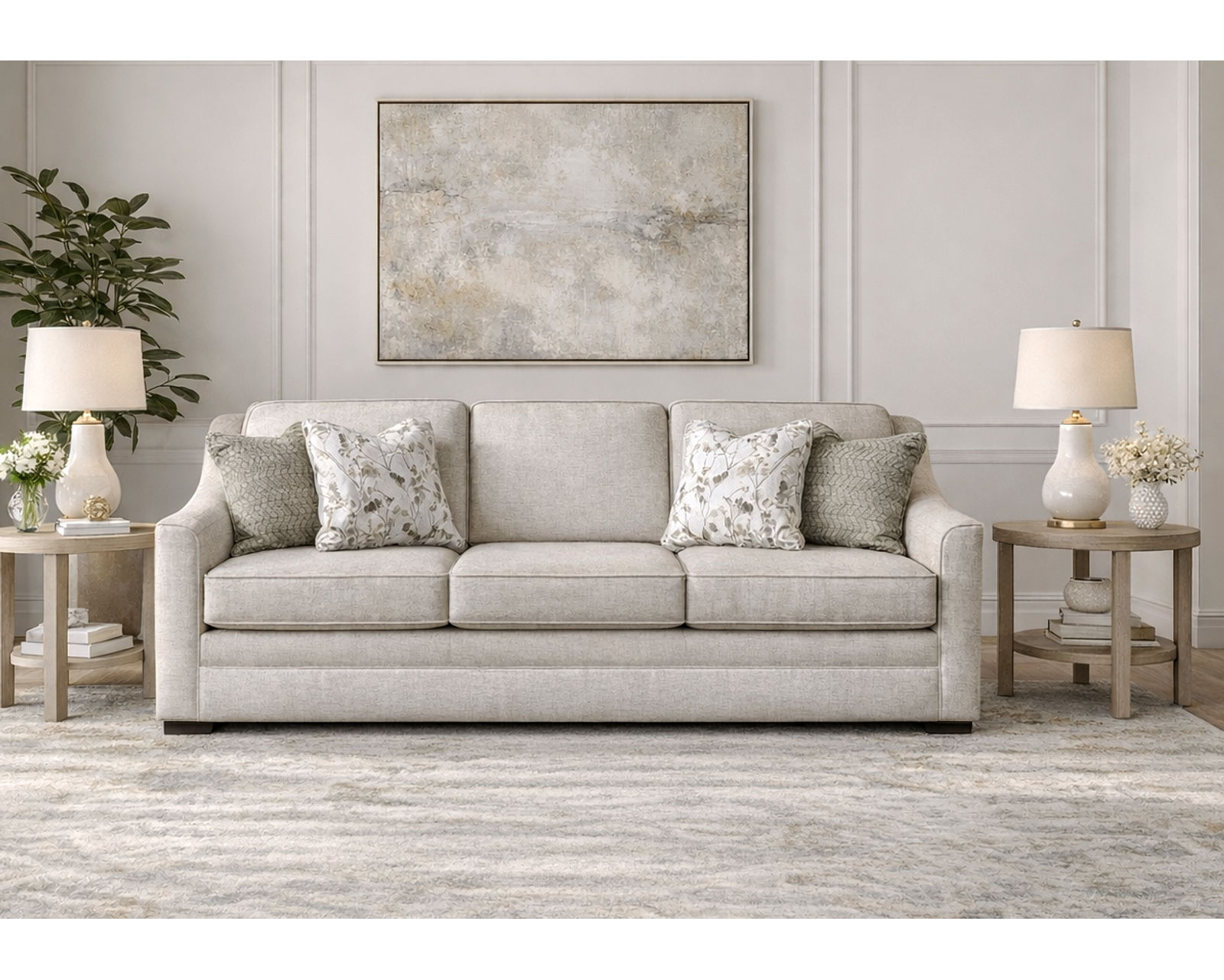 Thomas 89" Sofa  (+101 Standard and Performance Fabrics) - 100 Standard and Performance Fabrics
