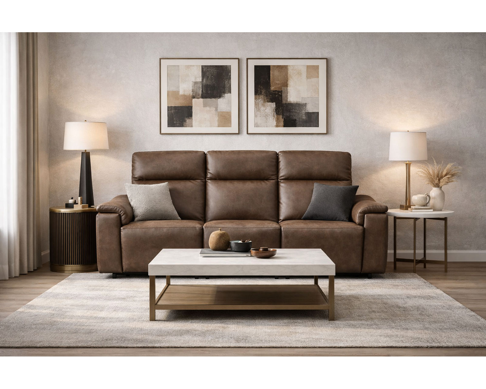 Kayce Reclining Sofa — Available in Standard & Wide Cushions, 140+ Leather Options, and 83", 86", or 115" Widths - Your Style, Your Comfort, Your Price Point