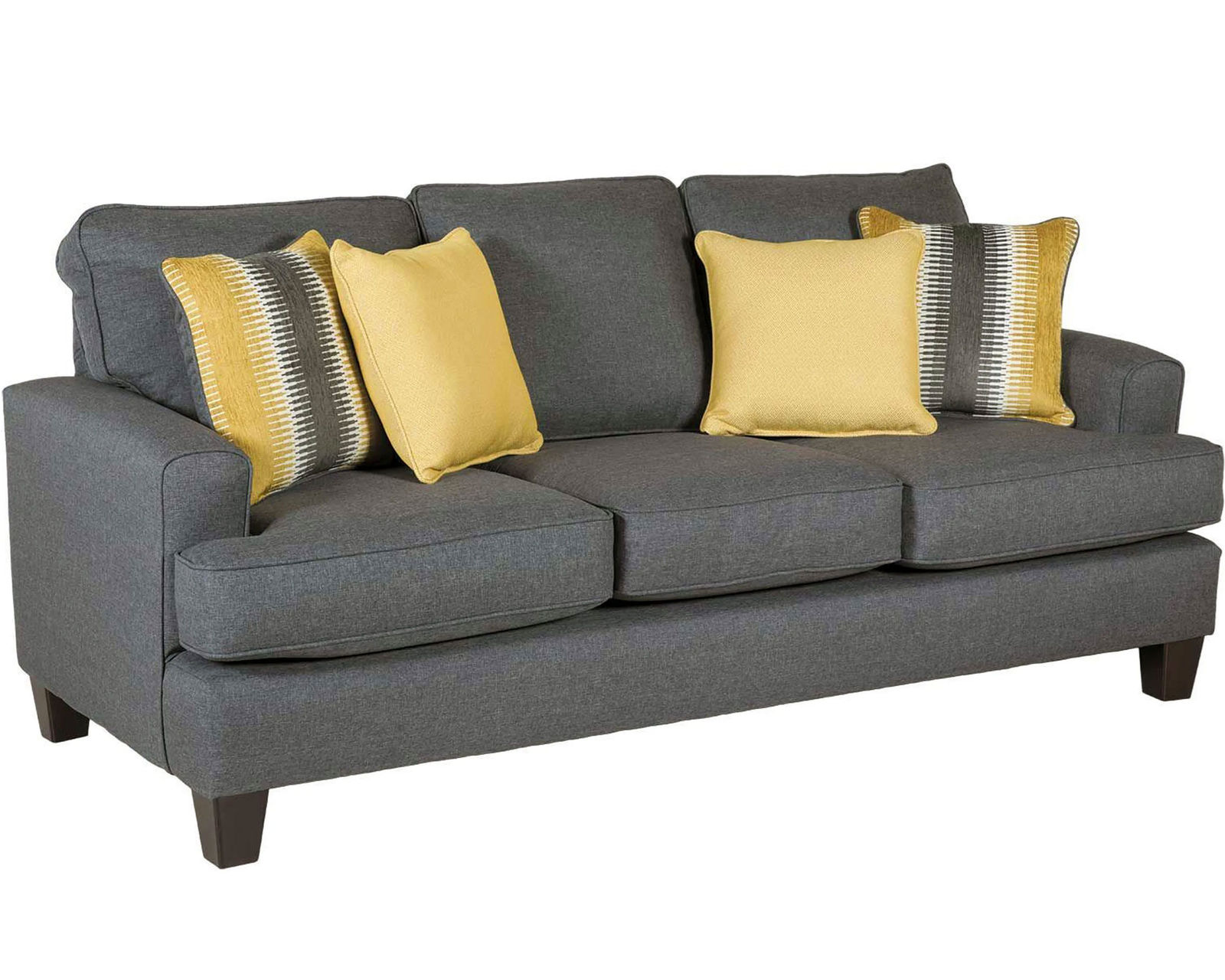 Maxwell Gray 85" Sofa (Includes Pillows)