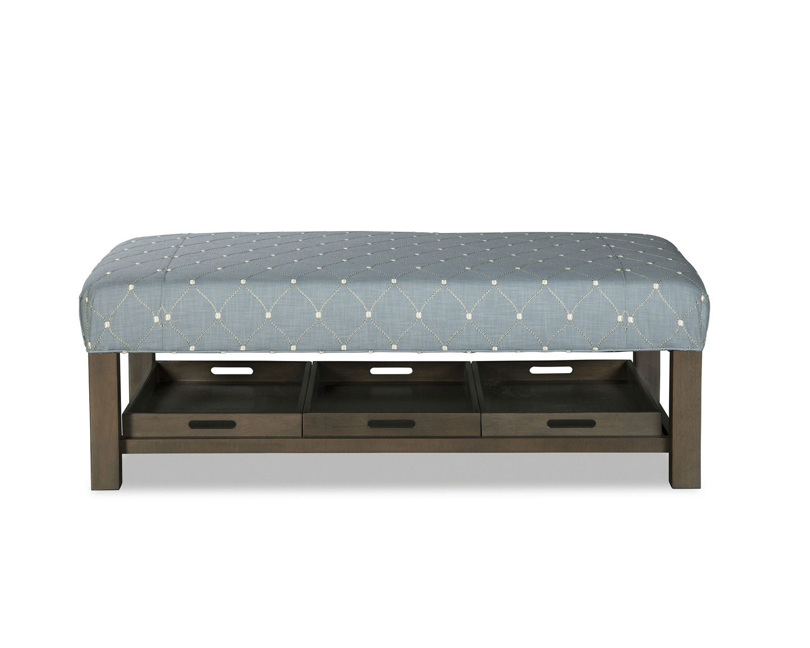Summerville 58" x 33" Ottoman (Performance fabrics) 	P034500 - Features bottom shelf with tray