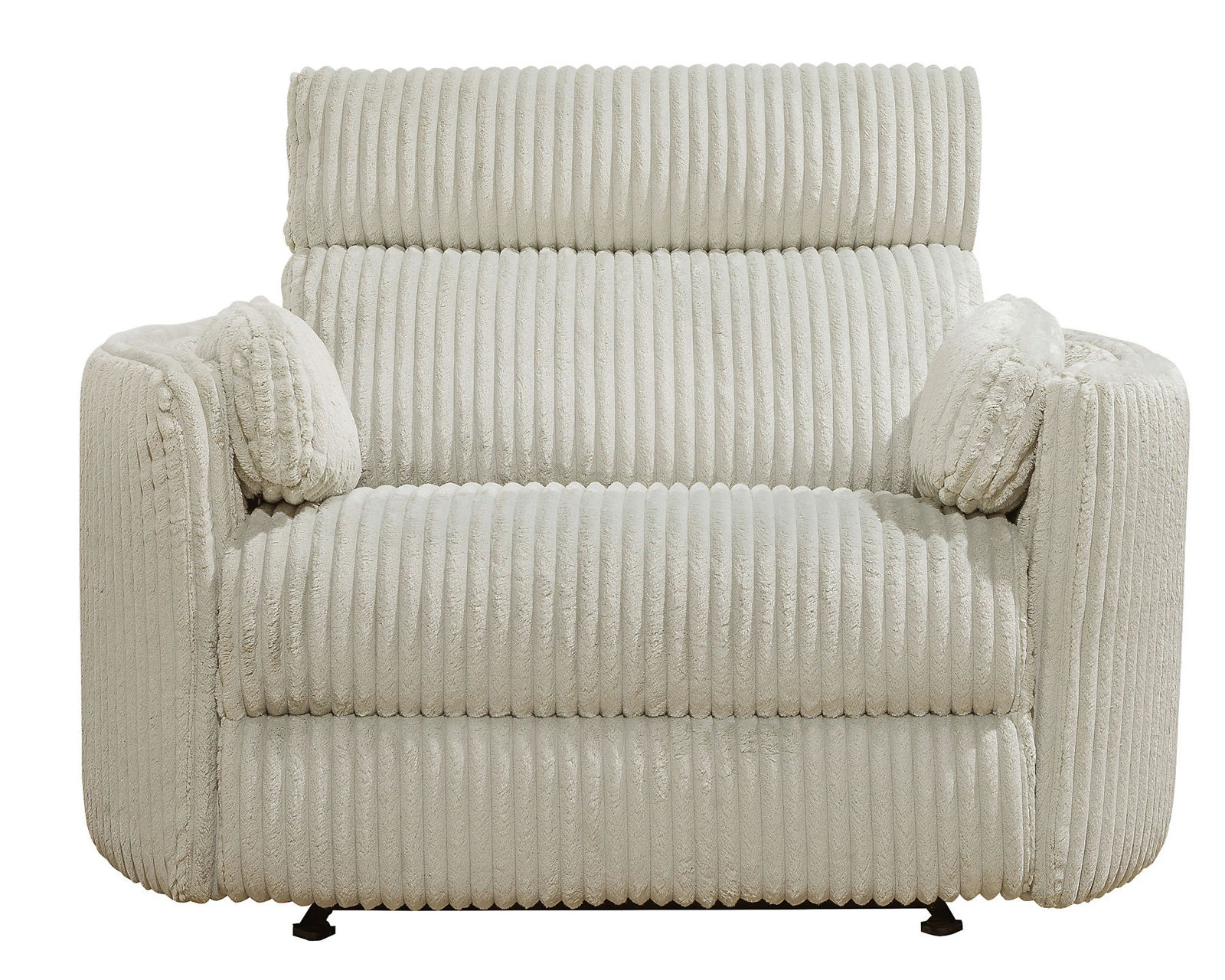 Radius 88" Power Gliding Reclining Sofa Ivory (In stock - Fast shipping) - Radius XL Ivory Power Glider Recliner
