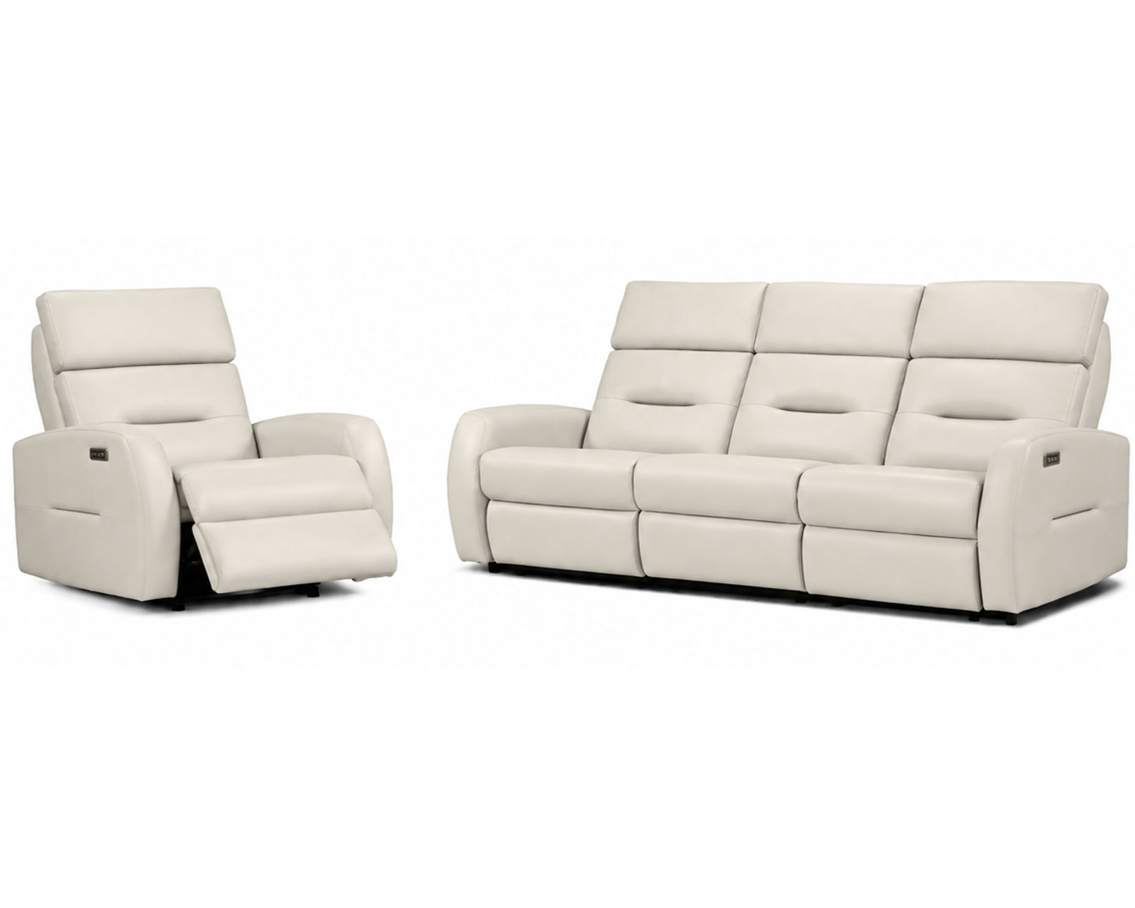 Trey Dual Power Reclining Sofa — Available in Standard & Wide Cushions, 140+ Leather Options, and 76", 79", or 108" Widths - Your Style, Your Comfort, Your Price Point