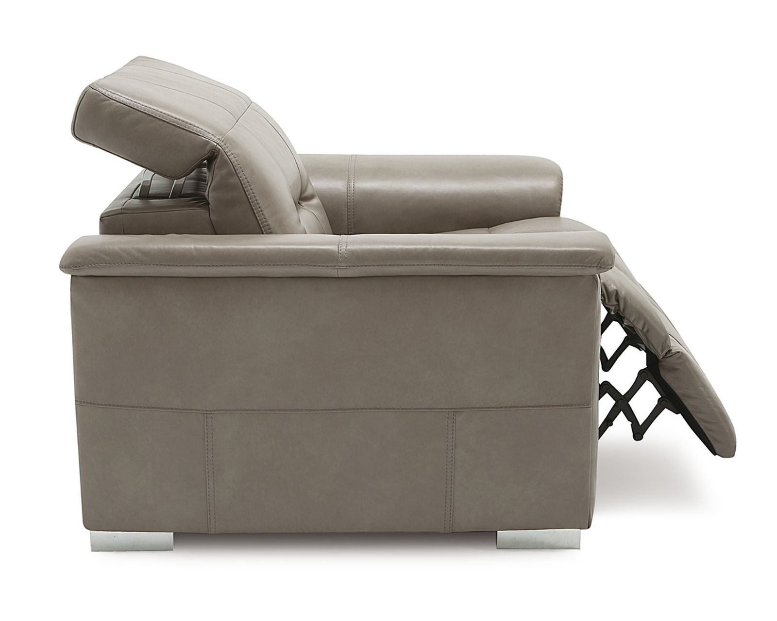 Keoni 44000 Power Headrest Power Reclining Sectional (+50 fabrics) - Reclining Unit Partially Open