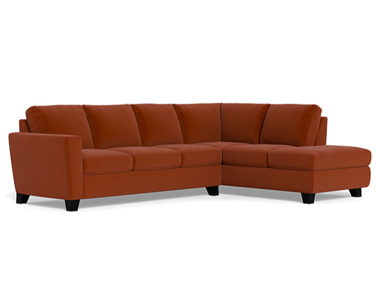 Leeds 77328 Sectional (+50 fabrics) - Layout E: Two Piece Sectional 118" x 84"