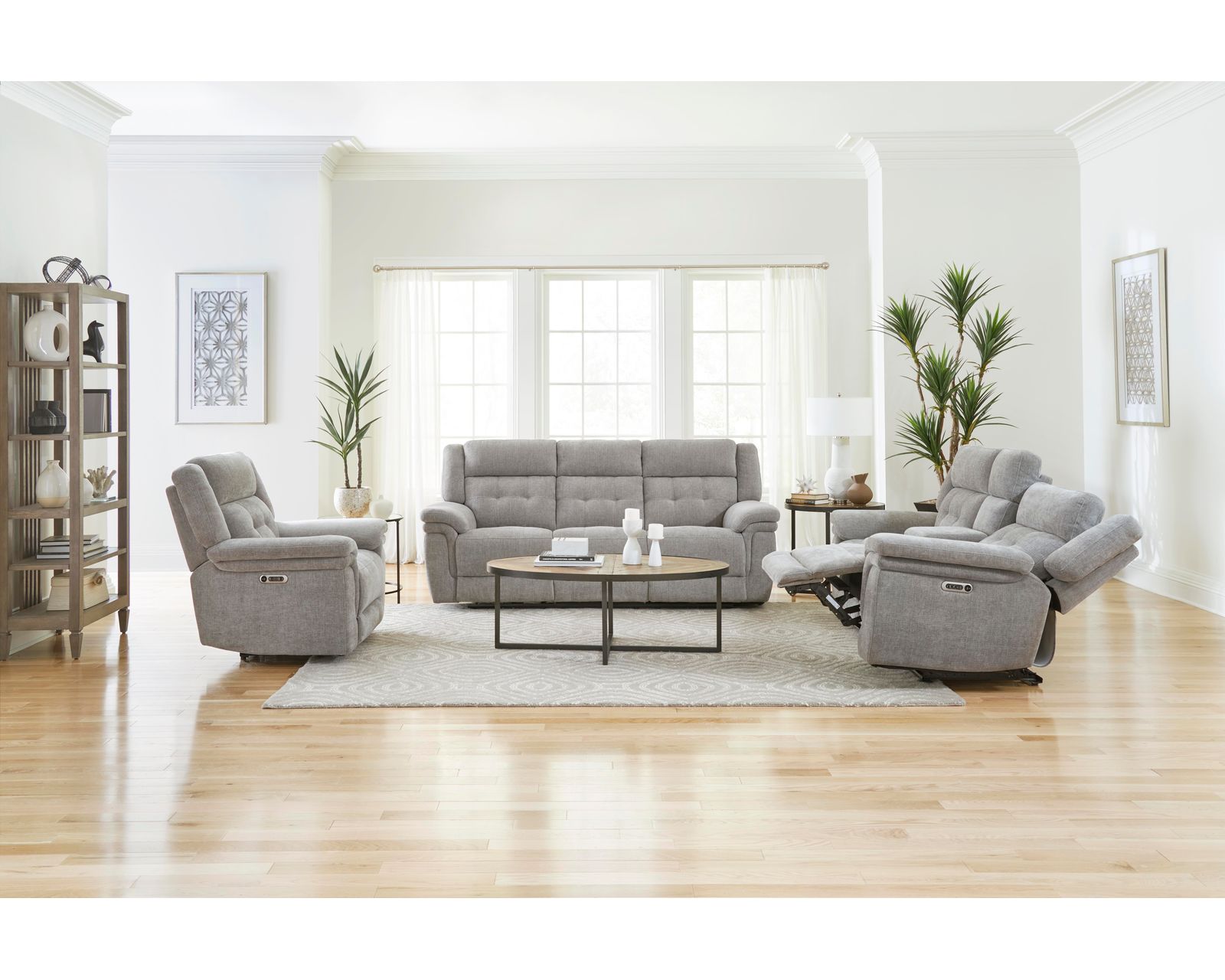 Richland 87" Power Headrest Power Reclining Sofa (In stock - Fast Shipping)