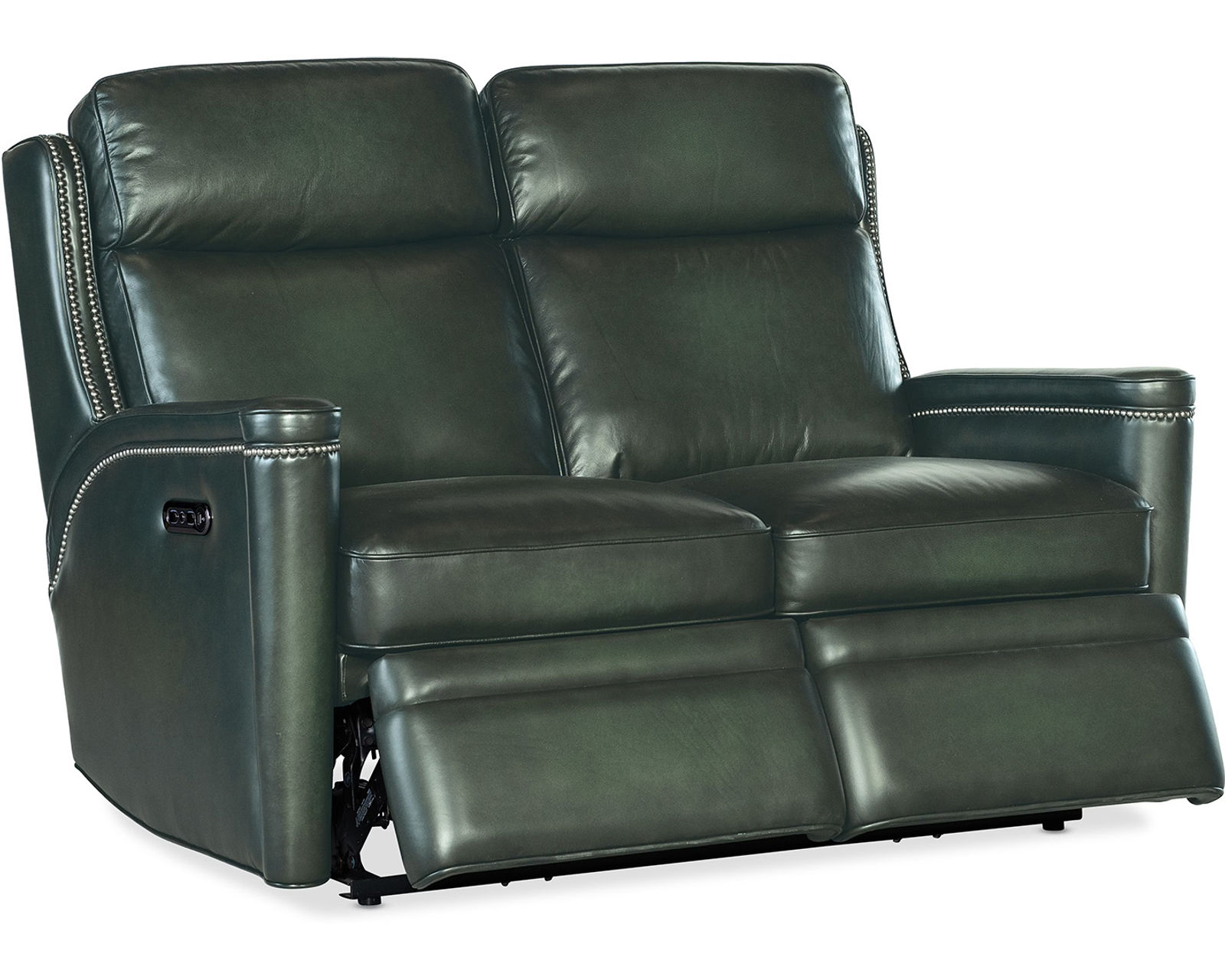 Hamilton Zero Gravity Power Headrest Power Reclining Sofa Green (In stock) - Hamilton Power Loveseat with Power Headrest