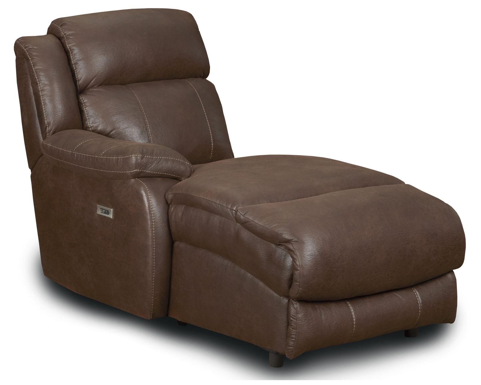 Sawyer Seven Piece Power Reclining Chaise Sectional (In stock)  158" x 116" - Left Arm Facing Chaise