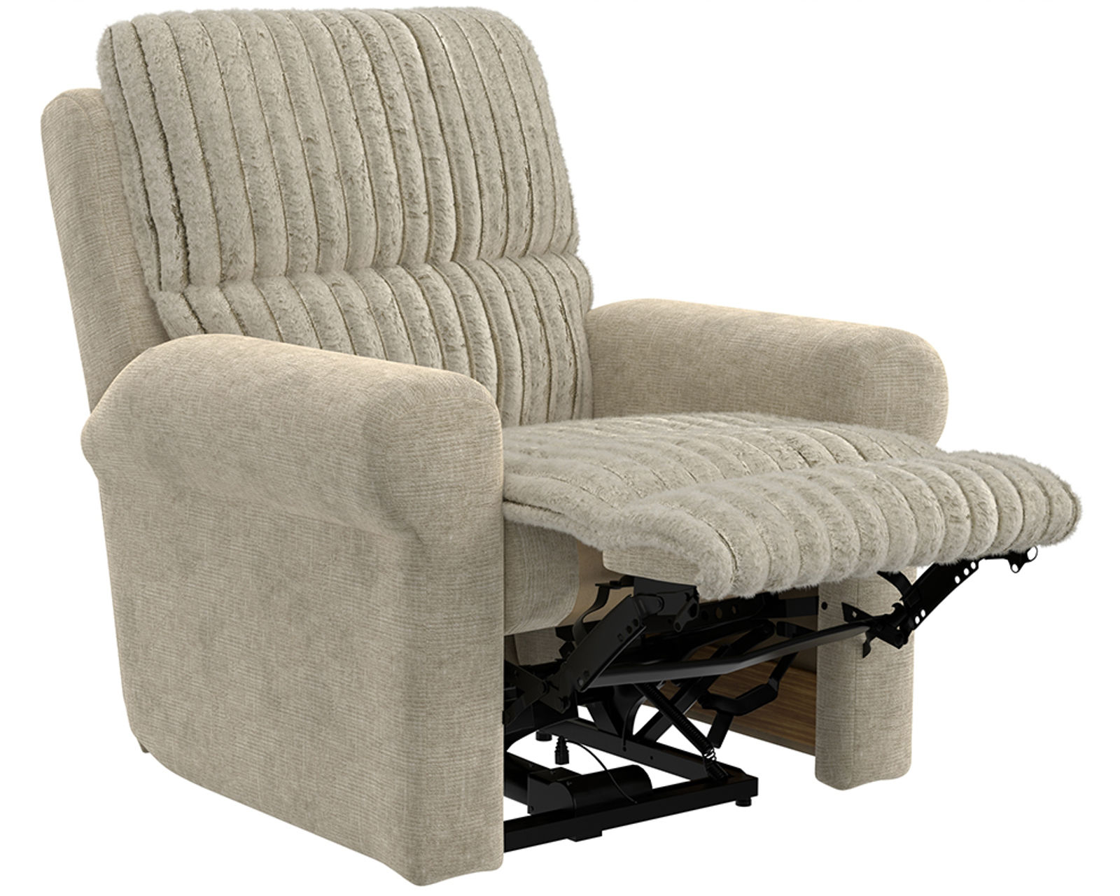 Foxy Rocker Recliner or Power Zero Gravity Recliner Fashion-Forward Comfort with Luxurious Faux Fur (two colors) - Built for Comfort. Designed to Last.