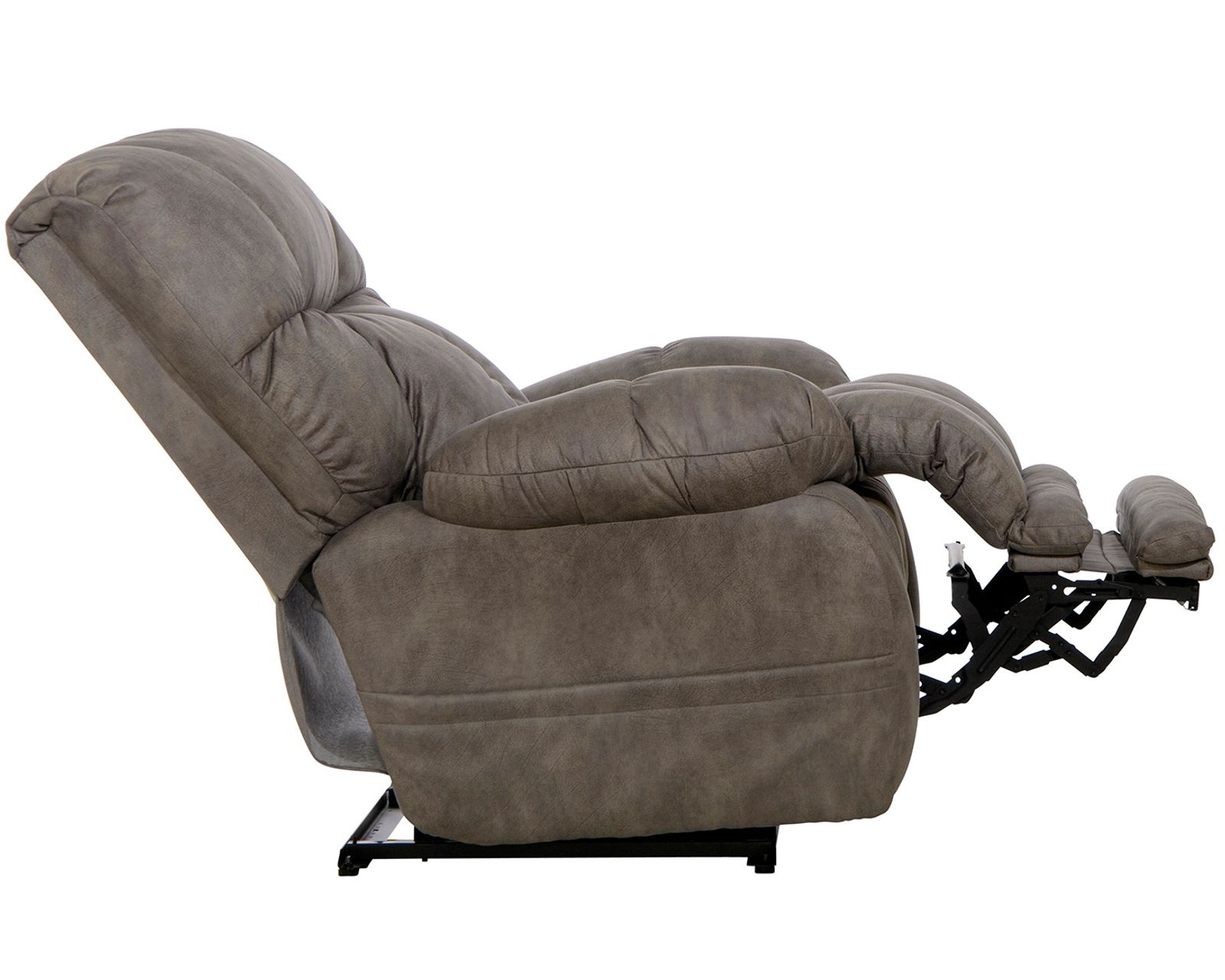 Dawkins Big Man's Lay Flat Power Recliner with Extended Ottoman Big and Tall Comfort (RATED 400 LBS.) 2 colors - Sit Back. Stretch Out. Stay Awhile.