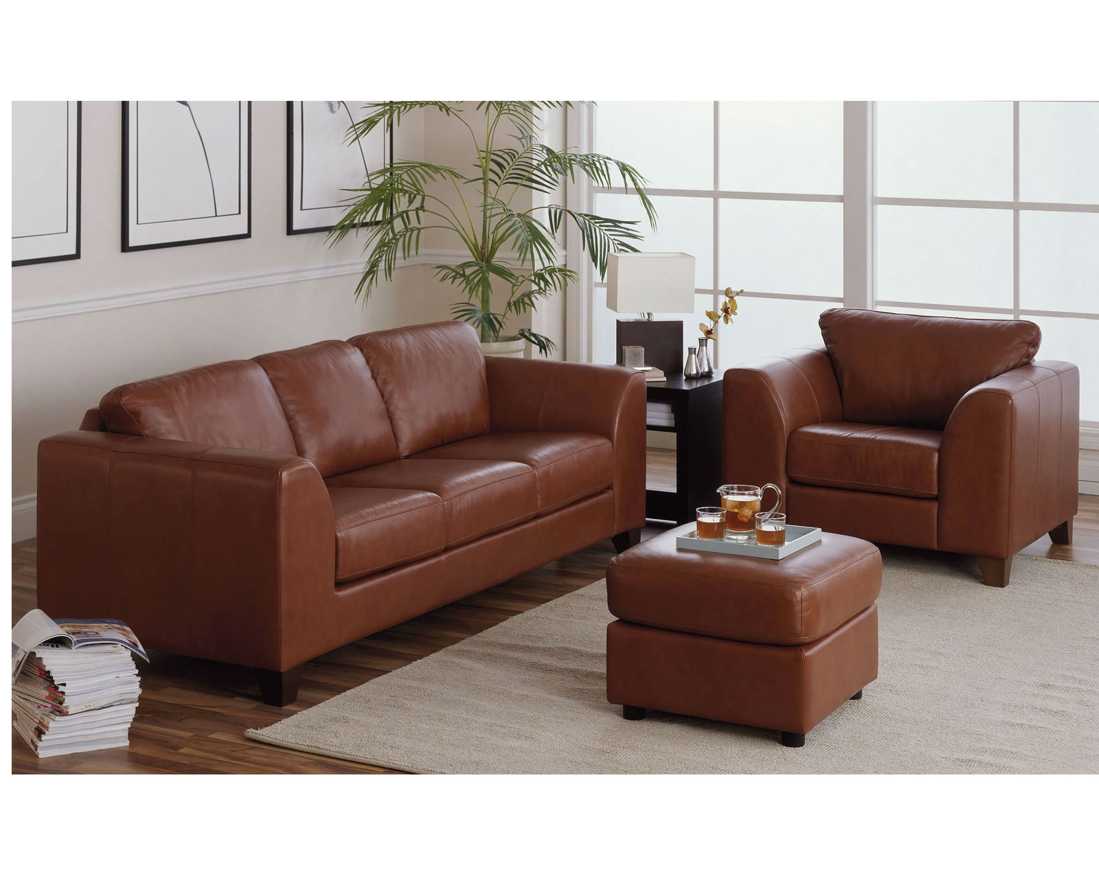 Juno 77494 Sofa (81" or 87") +100 leathers - Buy the sofa or enjoy the entire room