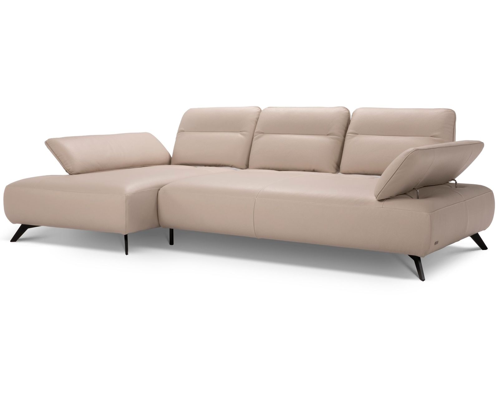 Valencia C312 Leather Sectional (+55 leathers) - Layout A: Two Piece Sectional 144" wide