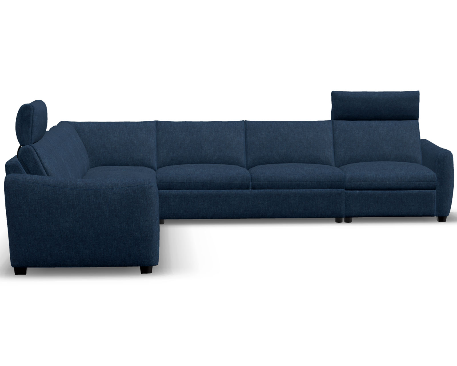 Charli 77743 Power Reclining Sectional (+50 fabrics) - Layout P: Five Piece Reclining Sectional (2 recliners) 152" x 152"