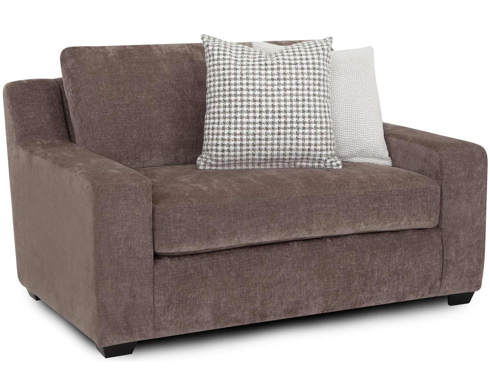 Talise 3 Piece Sectional (Includes pillows) - Talise 60" Snuggler Loveseat