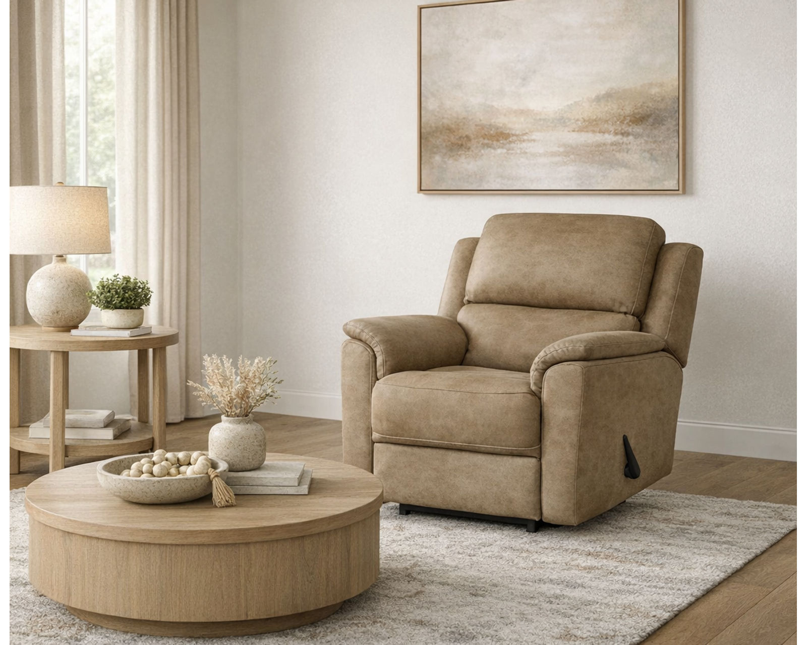 Seattle EZ8K Recliner - 3 mechanisms  (+100 Standard and Performance Fabrics) - 100 Standard and Performance Fabrics