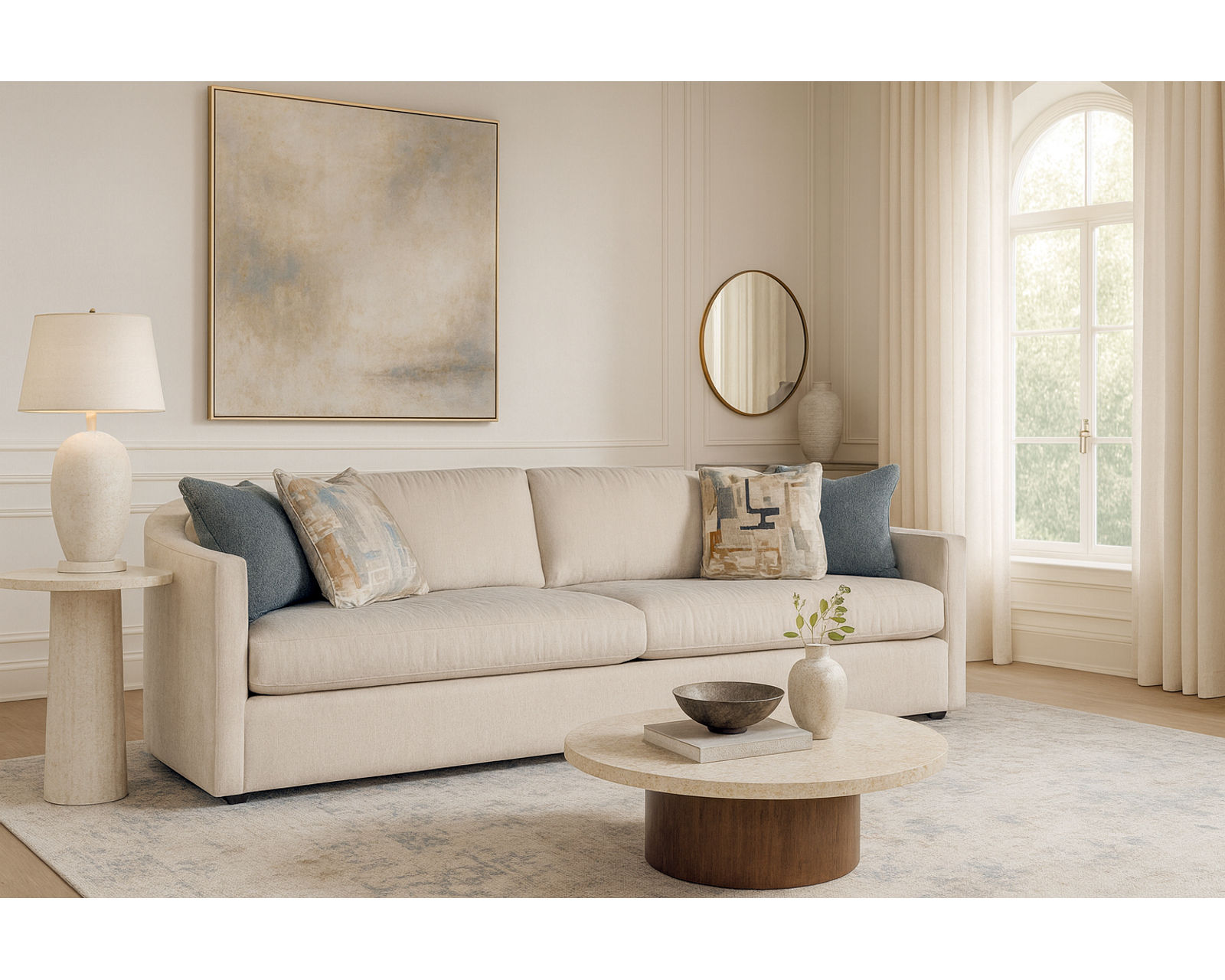 Addison Stationary Sofa - 84" or 96"  (+69 fabrics) - Addison 96" Sofa
