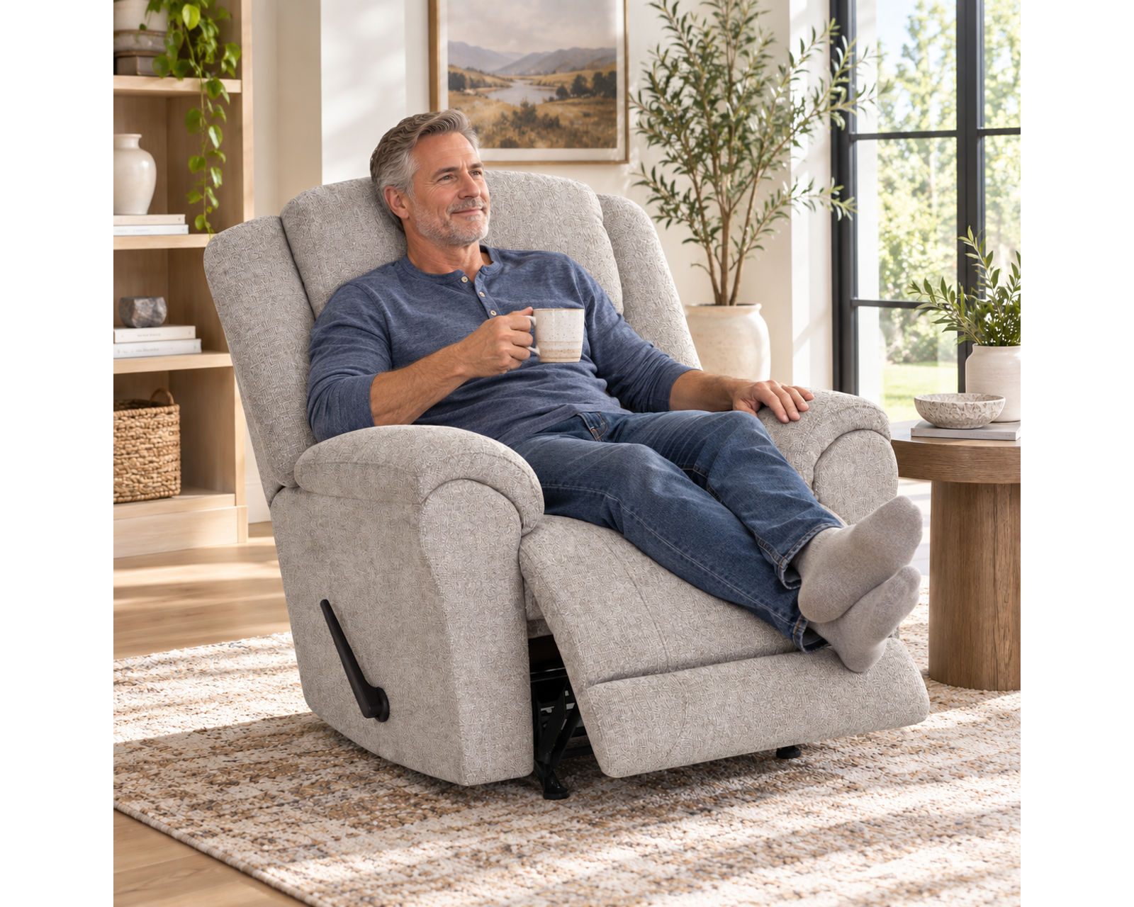 Keaton 90" Reclining Sofa (Plush Comfort. Relaxed Style. Made for Everyday Living) - Engineered to Move. Designed to Relax.