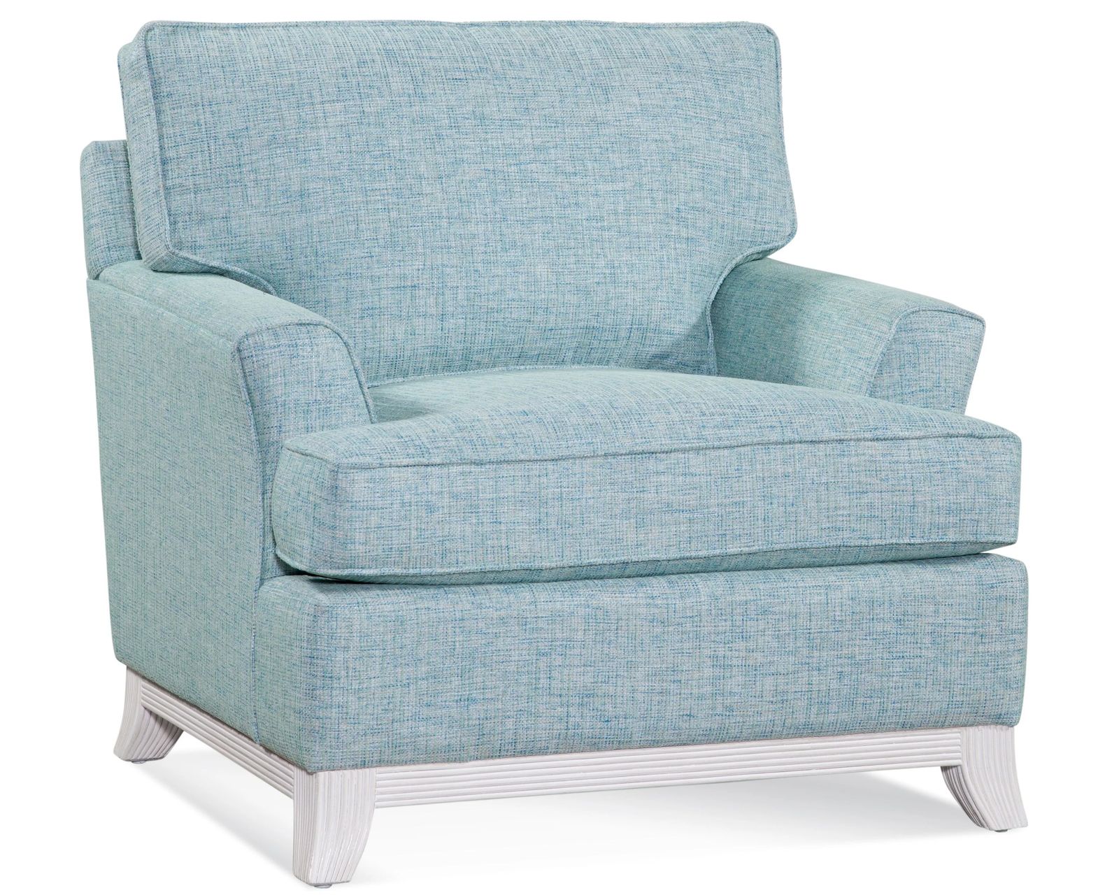 Oaks Way 84" Sofa (+28 finishes - +69 fabrics) - Oaks Way Rattan Accent Chair