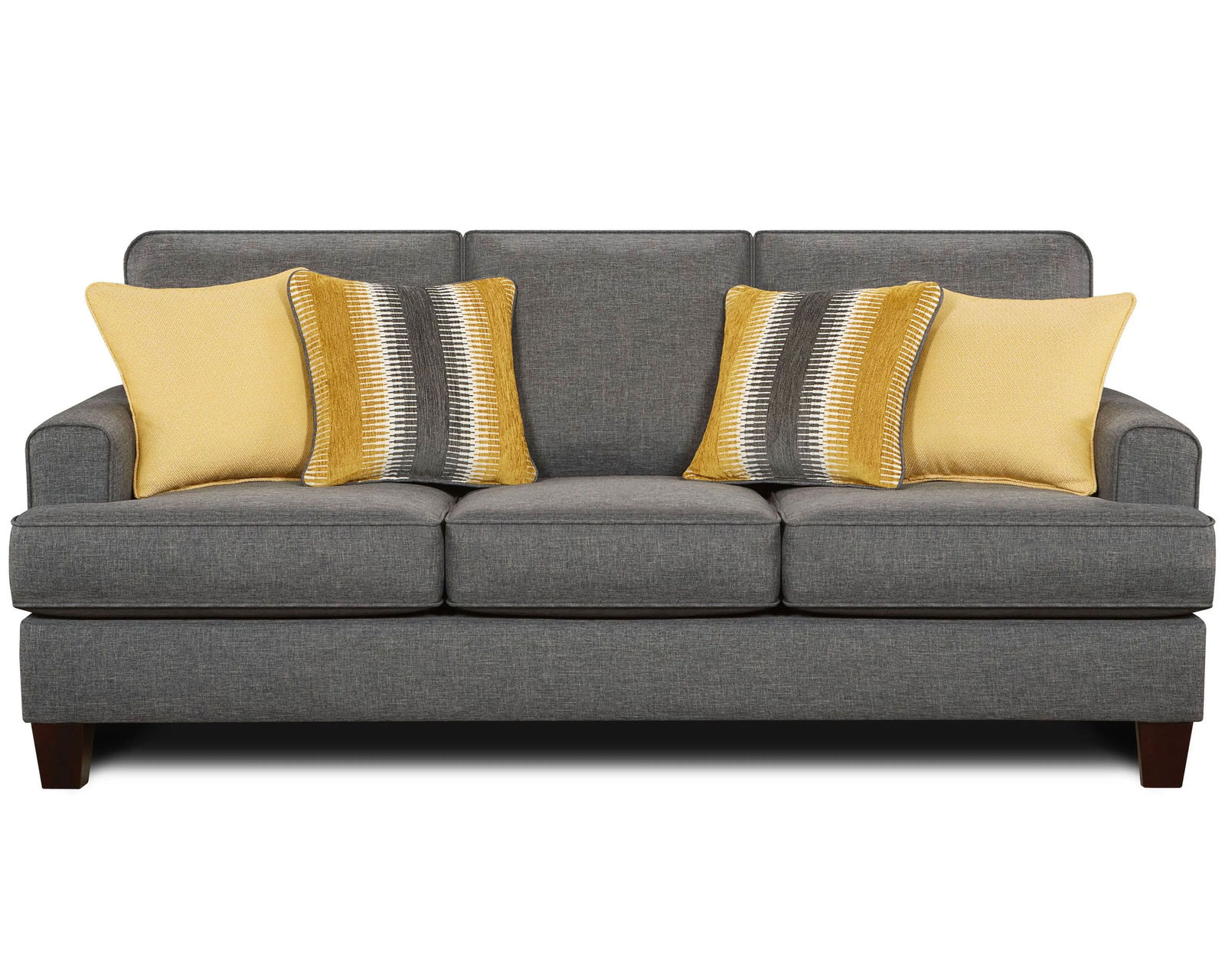 Maxwell Gray 85" Sofa (Includes Pillows)