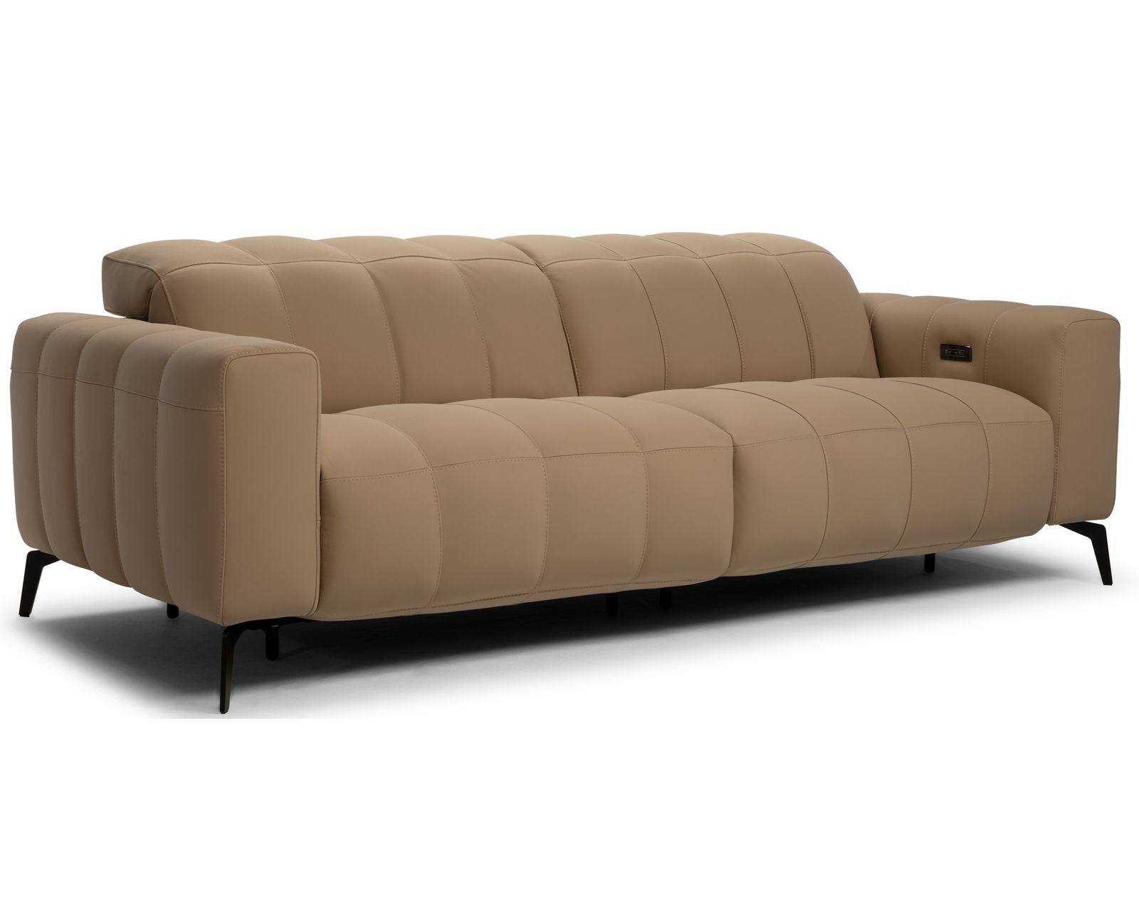 Portento C142 Power Reclining Sofa (91") +50 leathers - Portento 91" Power Reclining Sofa (two cushions)