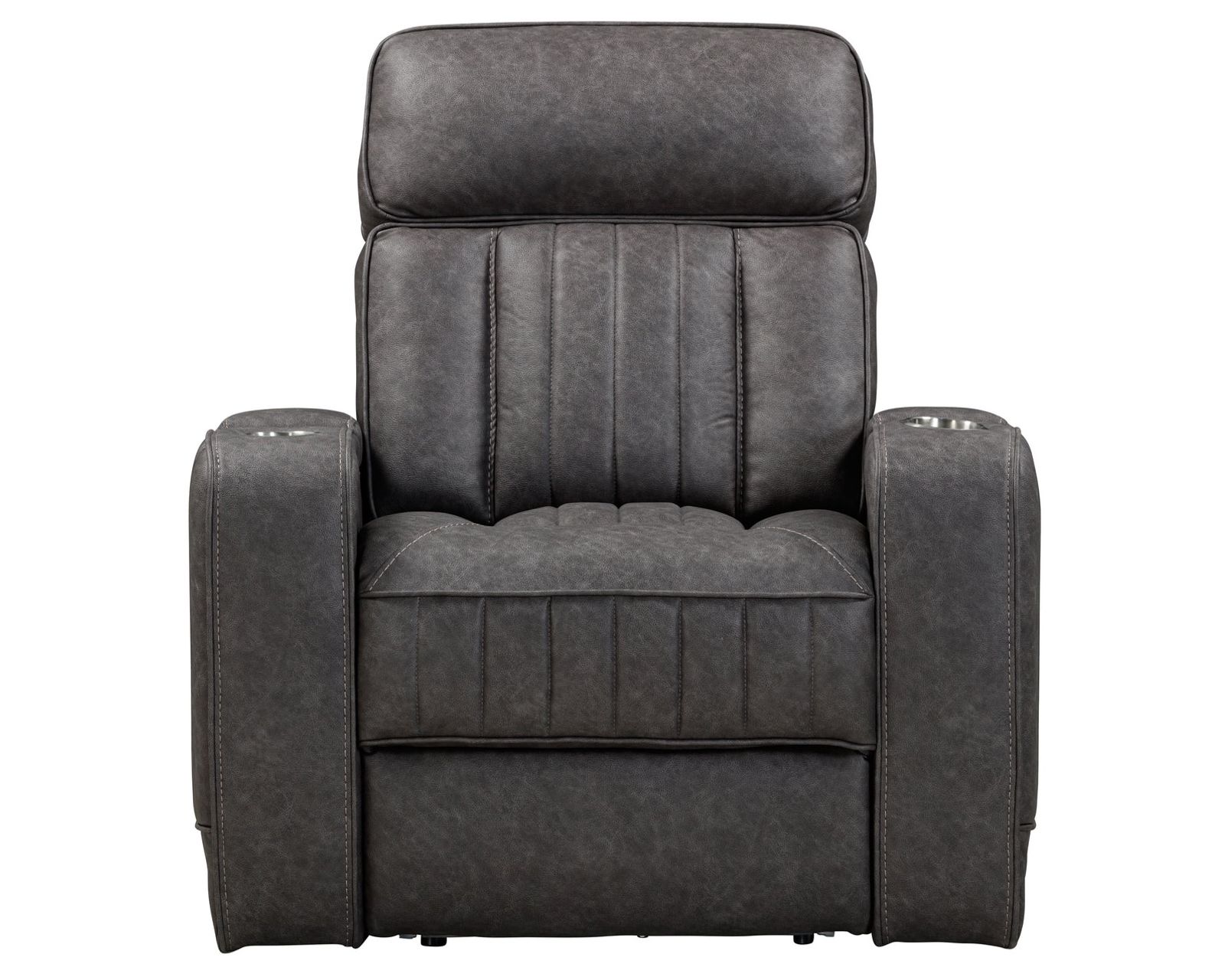 Equinox Power Headrest Power Recliner Mercury (In stock - Fast shipping) - Equinox Power Headrest Power Recliner