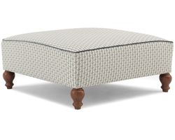 Erin & Ben Renelle 38" Square Cocktail Ottoman (+50 fabrics)