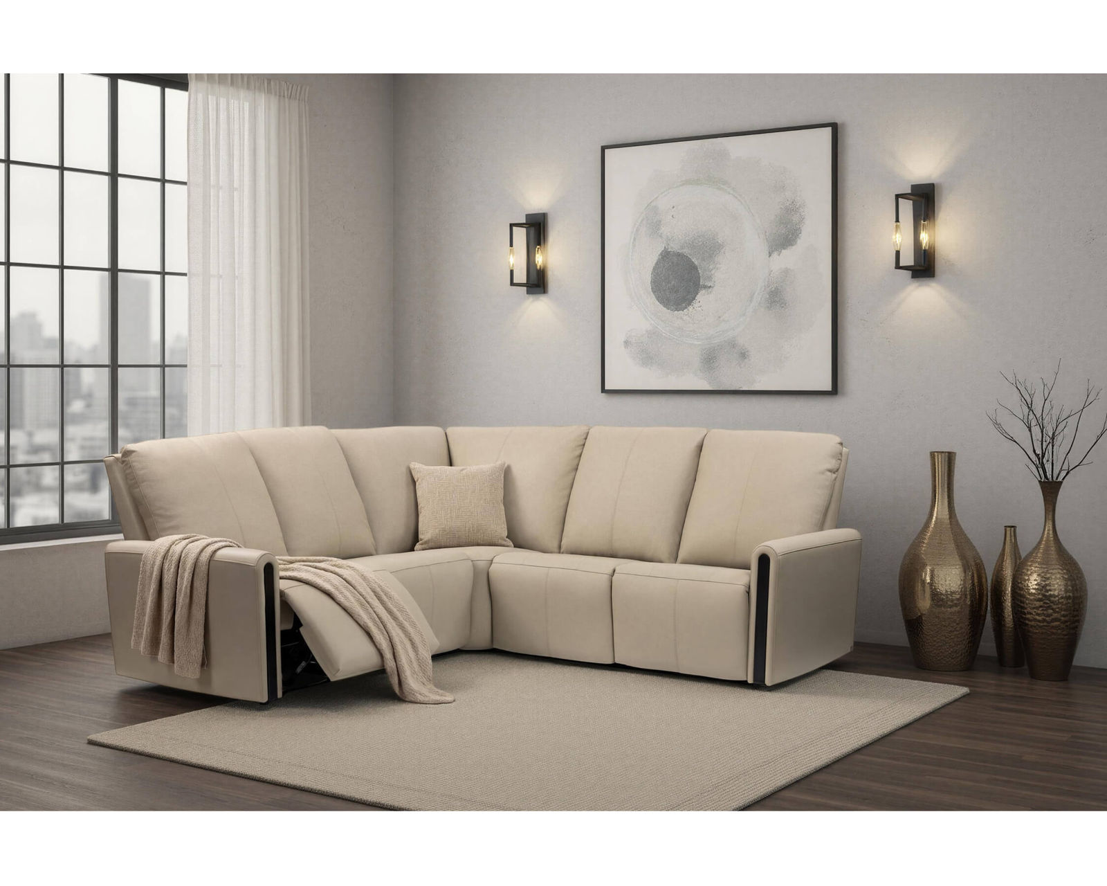 Paisley 4016 Reclining Sectional (standard and wide seat widths) +140 leathers - Designed for Comfort. Built for Life. Priced for You.