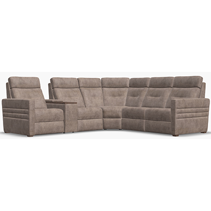 Layout D: Three Piece Reclining Sectional (2 recliners) 111" x 98"