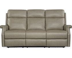 Vaughn Zero Gravity Sofa with Power Headrest (Stone Leather) Zero Gravity - In stock