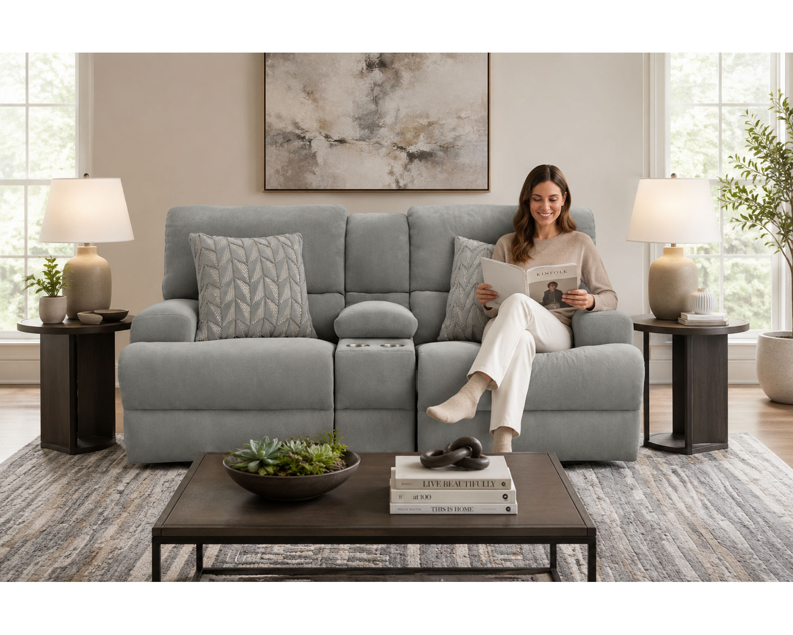 Renaldo 93" Lay Flat Zero Gravity Power Reclining Sofa (includes pillow) - Your New Favorite Place to Relax.