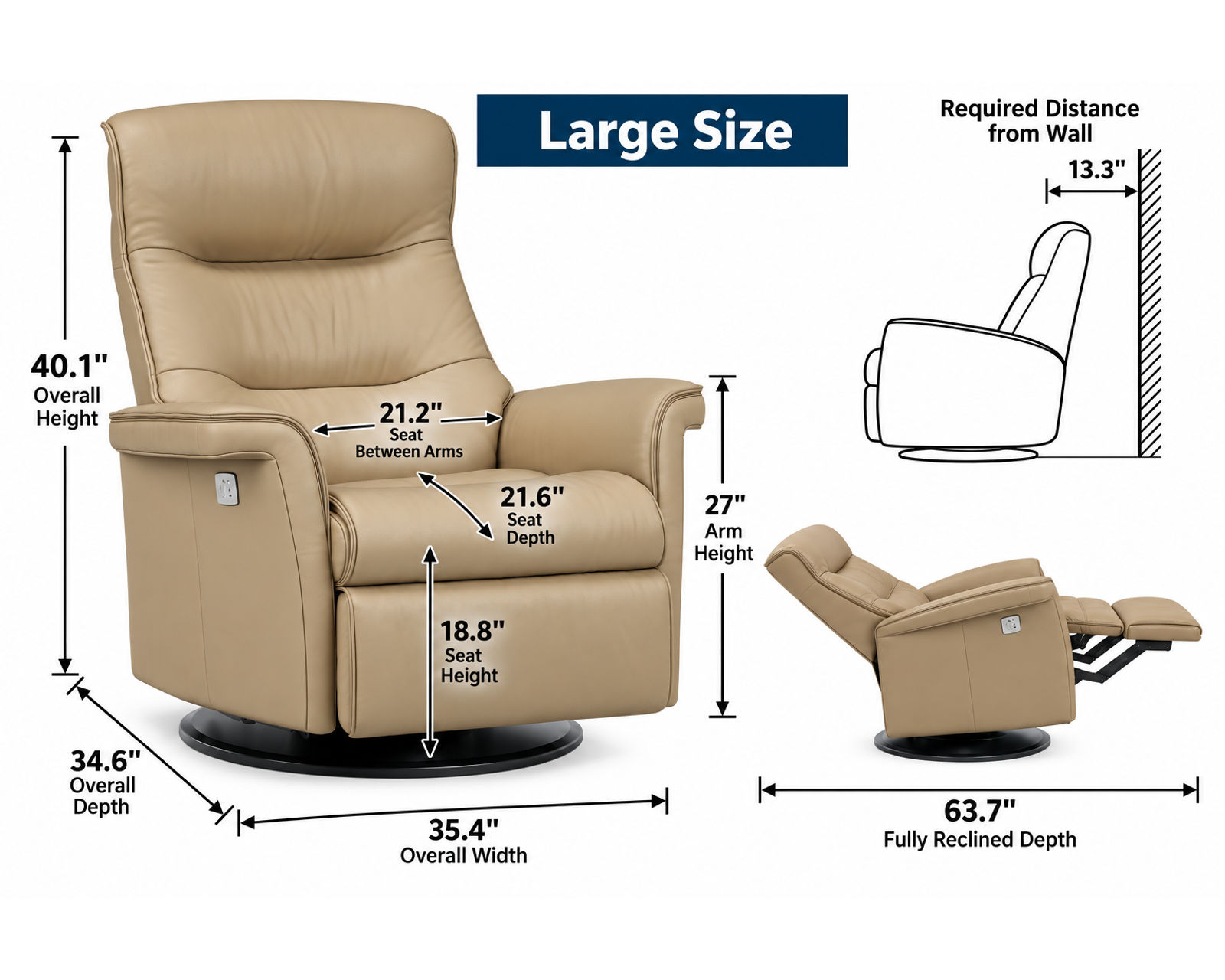 Chelsea Swivel Glider Relaxer Recliner Whiskey (Scandinavian Comfort That Moves With You) In stock - The Comfort You Want. The Quality You Expect. The Price You'll Love.