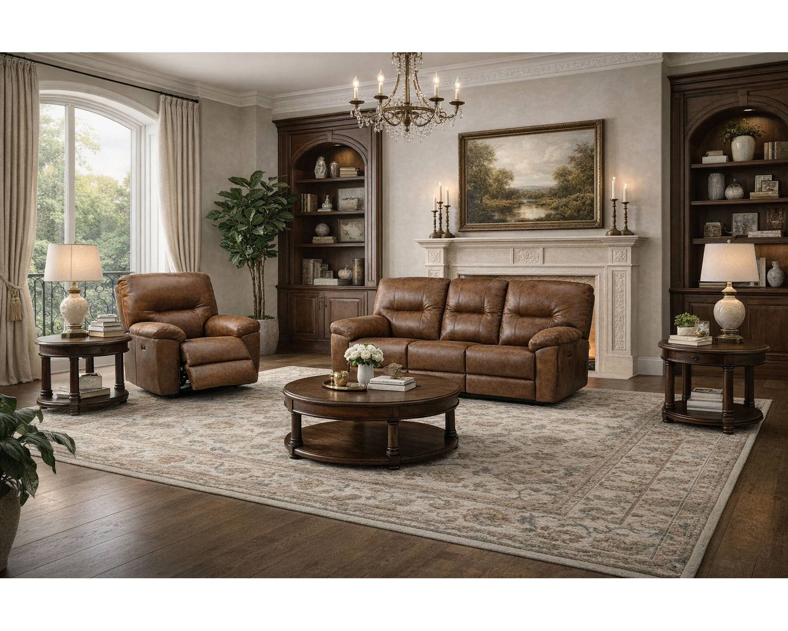 Elodie Stationary and Reclining Sofa — Available in Standard & Wide Cushions, 140+ Leather Options, and 82", 85", or 114" Widths - Designed for Comfort. Built for Life. Priced for You.