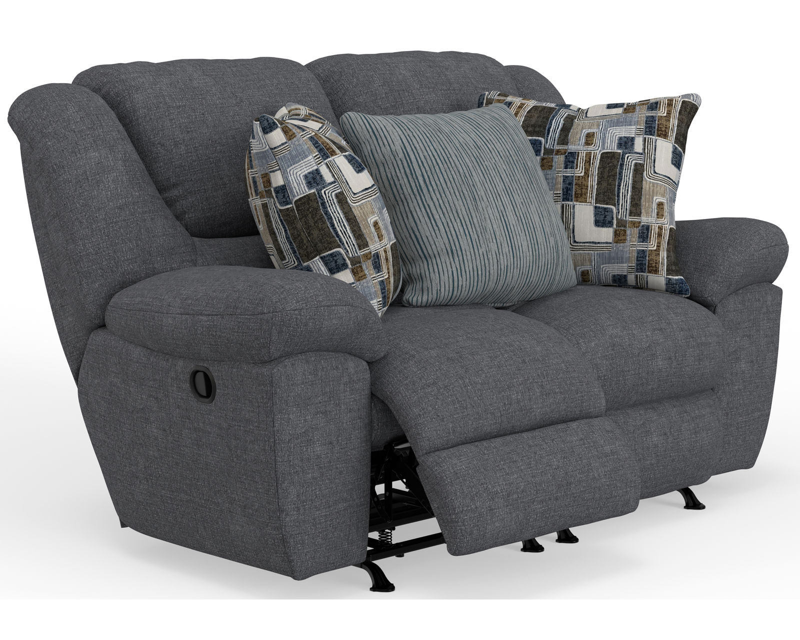 Trifecta 165 Triple Reclining Sofa with Drop Down Table (+2 colors) 90" - Made in the USA