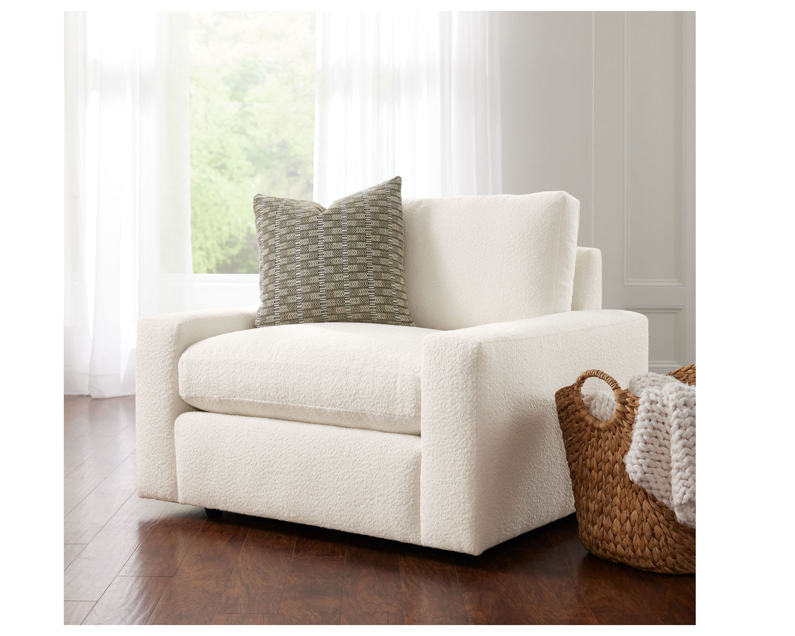 Sky 5511 Loveseat (hypoallergenic down-like cushion) +100 fabrics - Sky Chair
