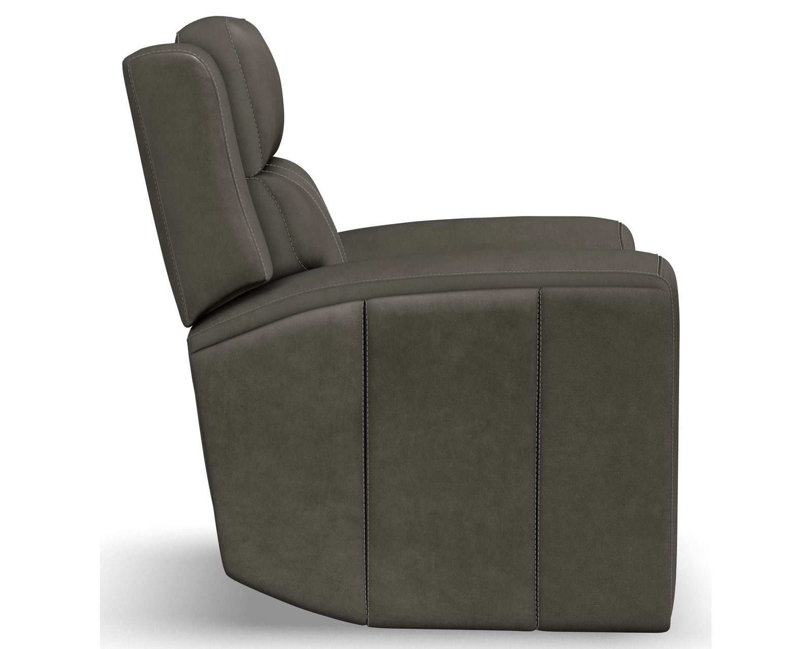 Wyatt 1596 Triple Power Reclining Console Loveseat 705-02 (74") 2 colors - In stock - Hidden pop-out cupholders on the sides