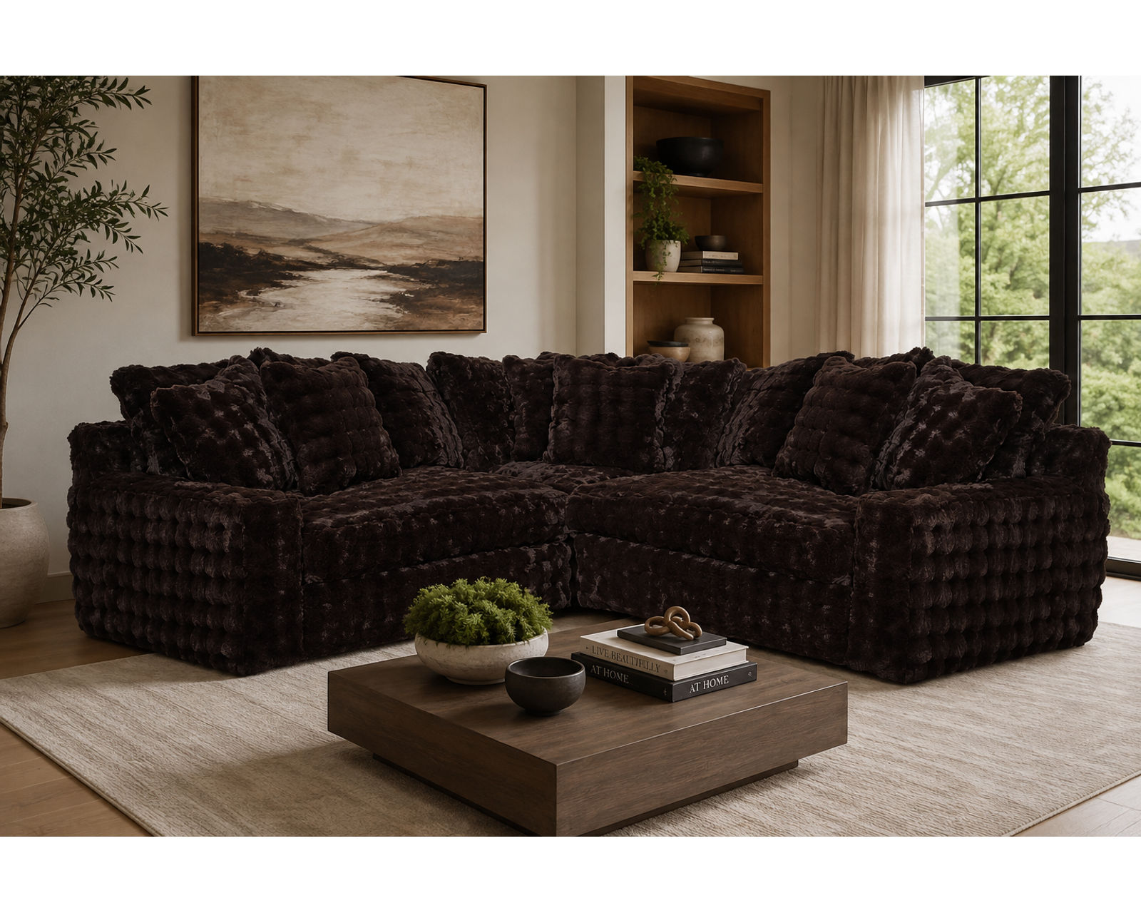 Angel 878 Modular Sectional (A Little Piece of Heaven — Oversized Comfort Made for Serious Lounging) 2 colors - Professionally Designed. Beautifully Coordinated. Affordably Yours.