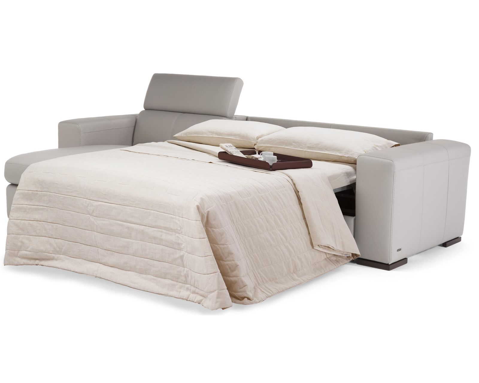 Piacevole C161 Sleeper Sectional (+40 fabrics) - Layout B: Two Piece Full Size Sleeper Sectional 64" x 118"