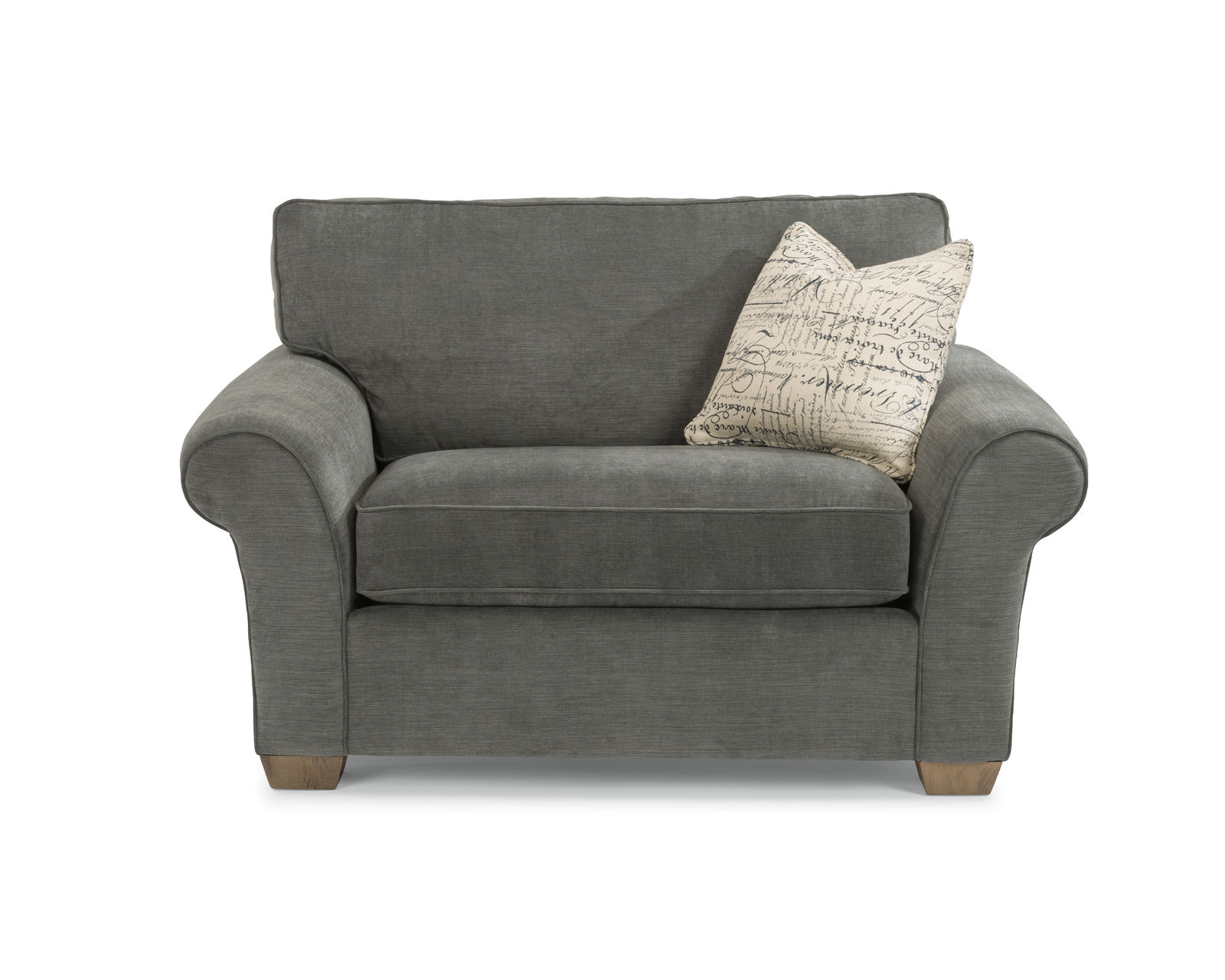 Vail 7305 Chair and a Half (+100 fabrics) - Features the Flexsteel Blue Steel Seat Spring never needs replacing.