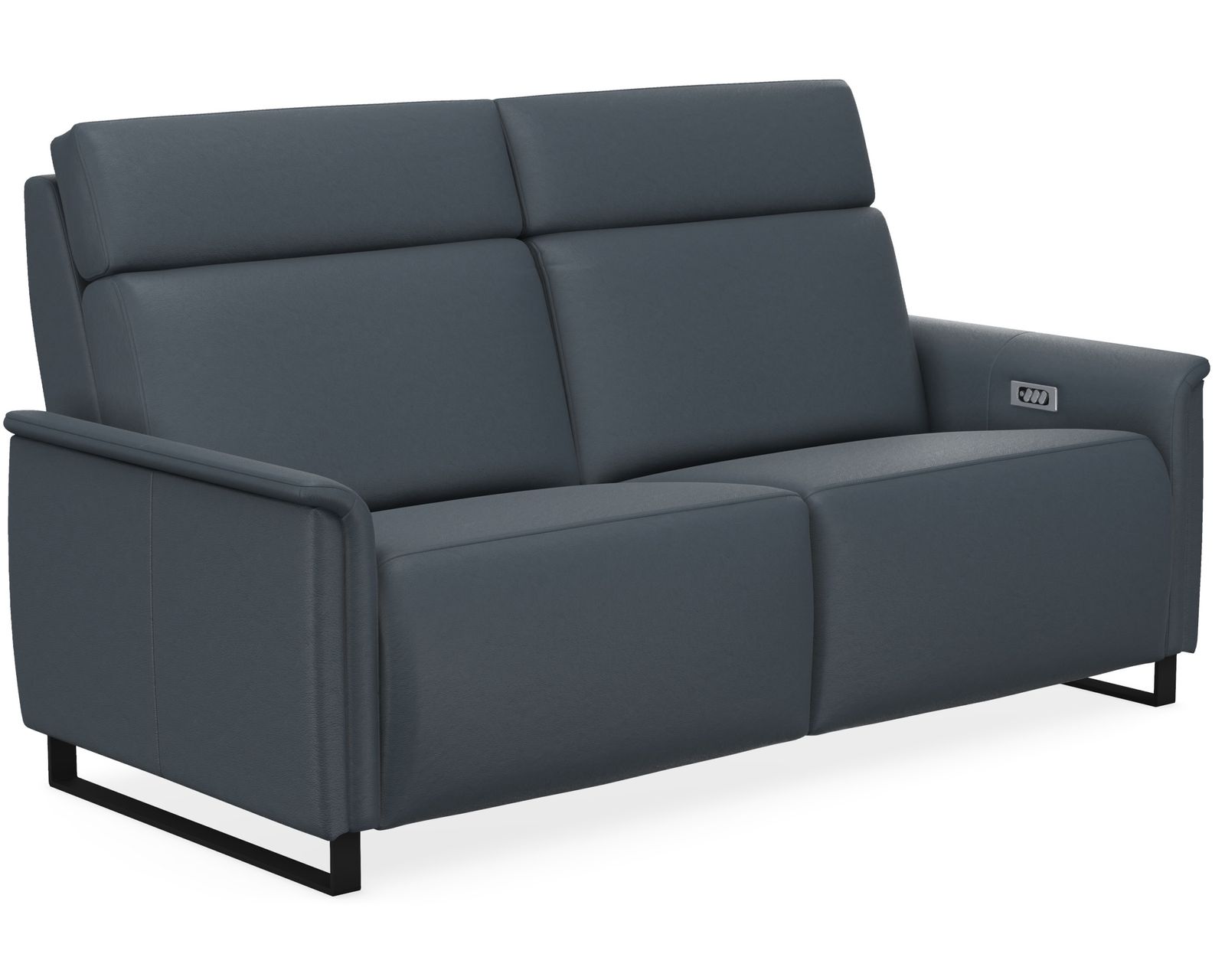 Felix Dual Power Reclining Sofa — Available in Standard & Wide Cushions, 140+ Leather Options, and 76", 80", or 108" Widths - Premium Comfort Without Compromise