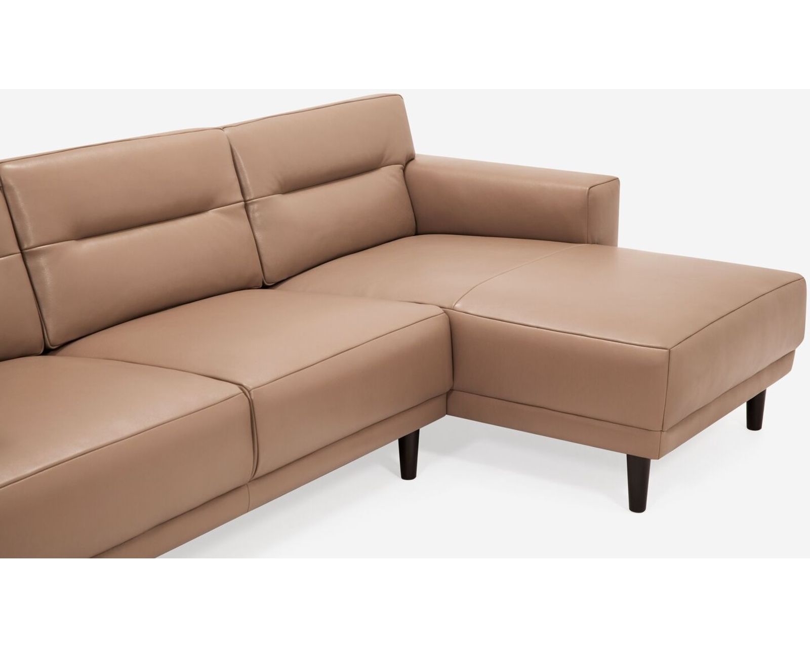 Remi 77159 Chaise Sectional (101" x 60") +100 leathers - Layout A:  Two Piece Sectional 101" x 60"