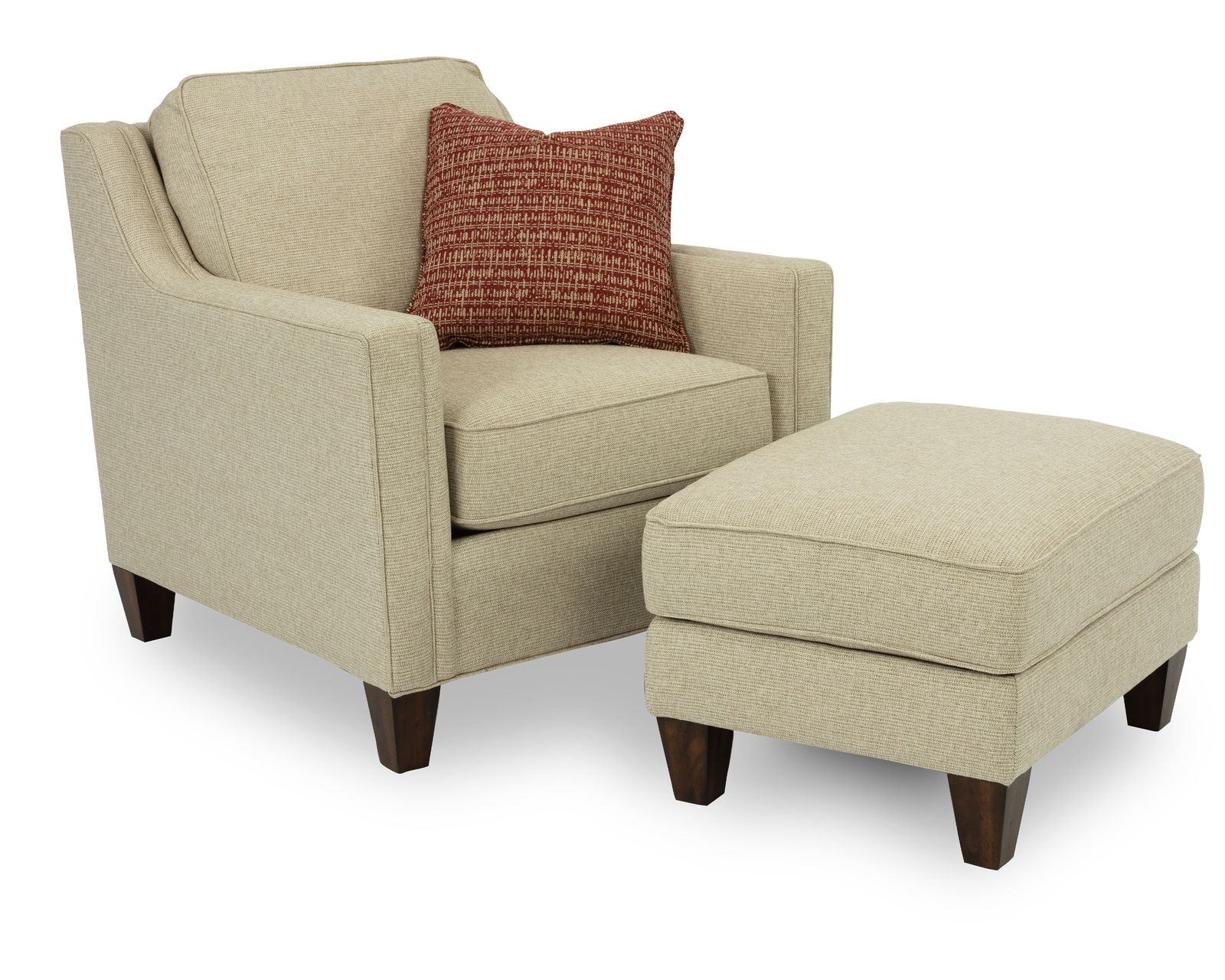 Finley 5010 Sofa (100+ fabrics) 88" - 	Finley Chair and Ottoman
