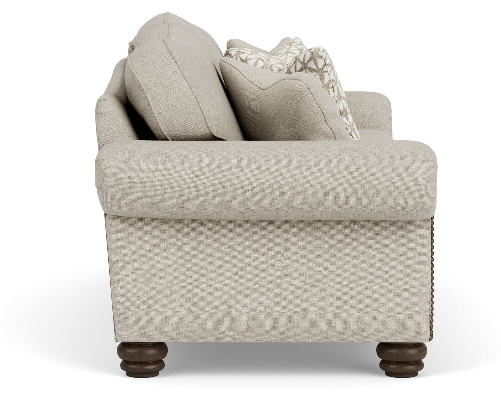 Bexley 8648 Nailhead Sofa (+100 fabrics) 91" - Bexley Nailhead Sofa