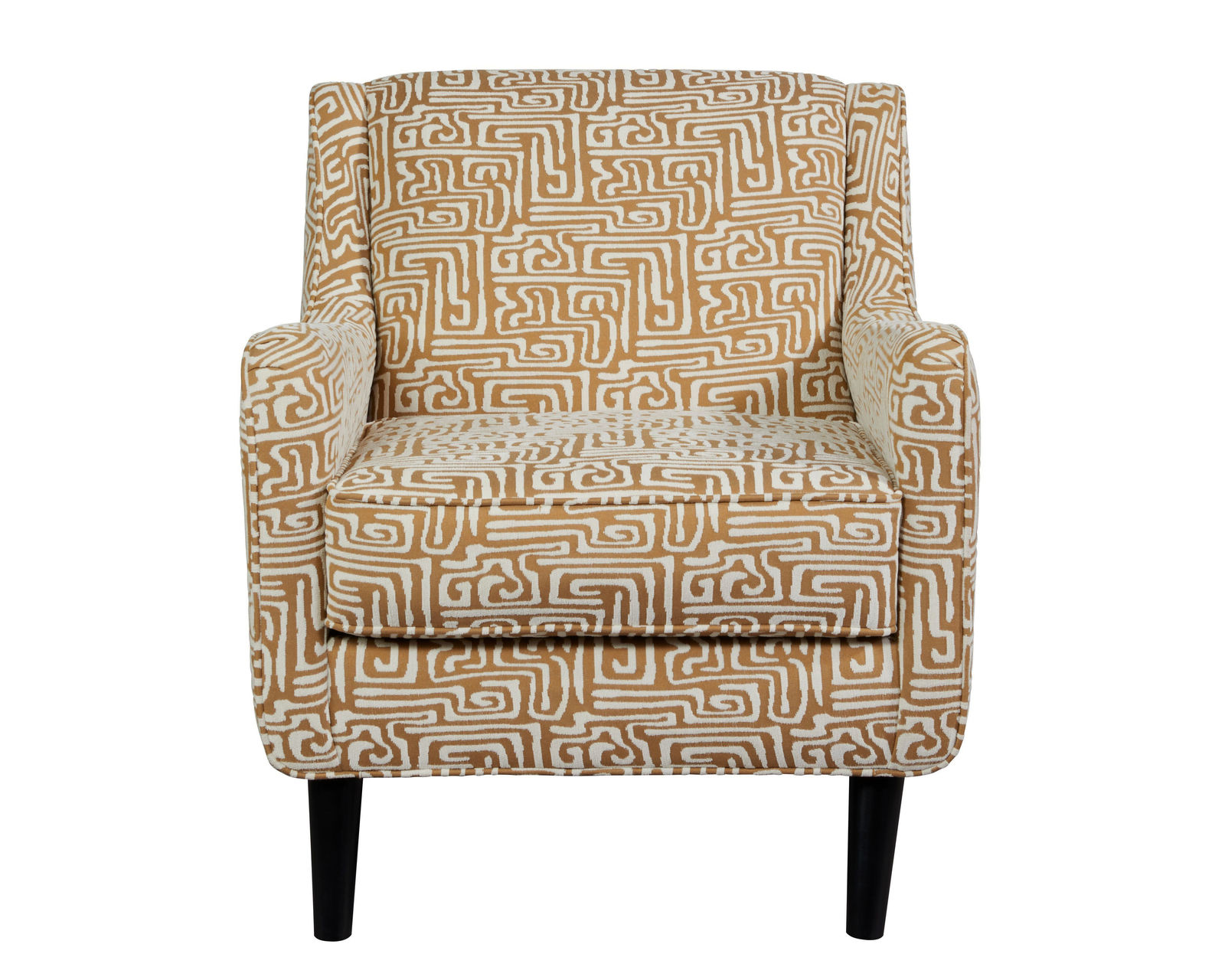 Durango Pewter Two Piece Sectional (includes pillows) - performance fabric 96" x 124" - Zeigeist Squash Accent Chair - performance fabric