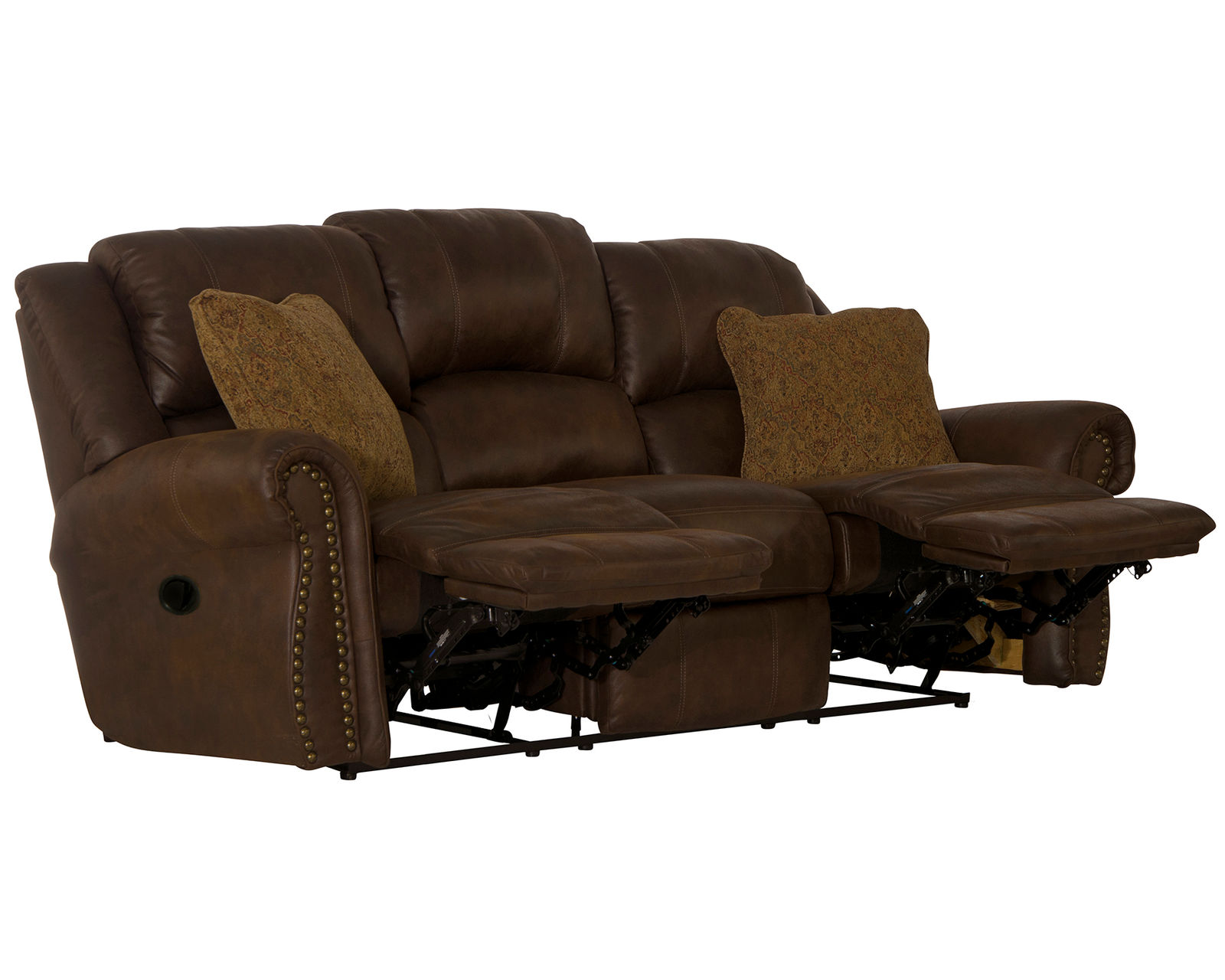 Pickett 90" Double Reclining Sofa (includes pillows) IN STOCK - Comfort Built for the Whole Family.