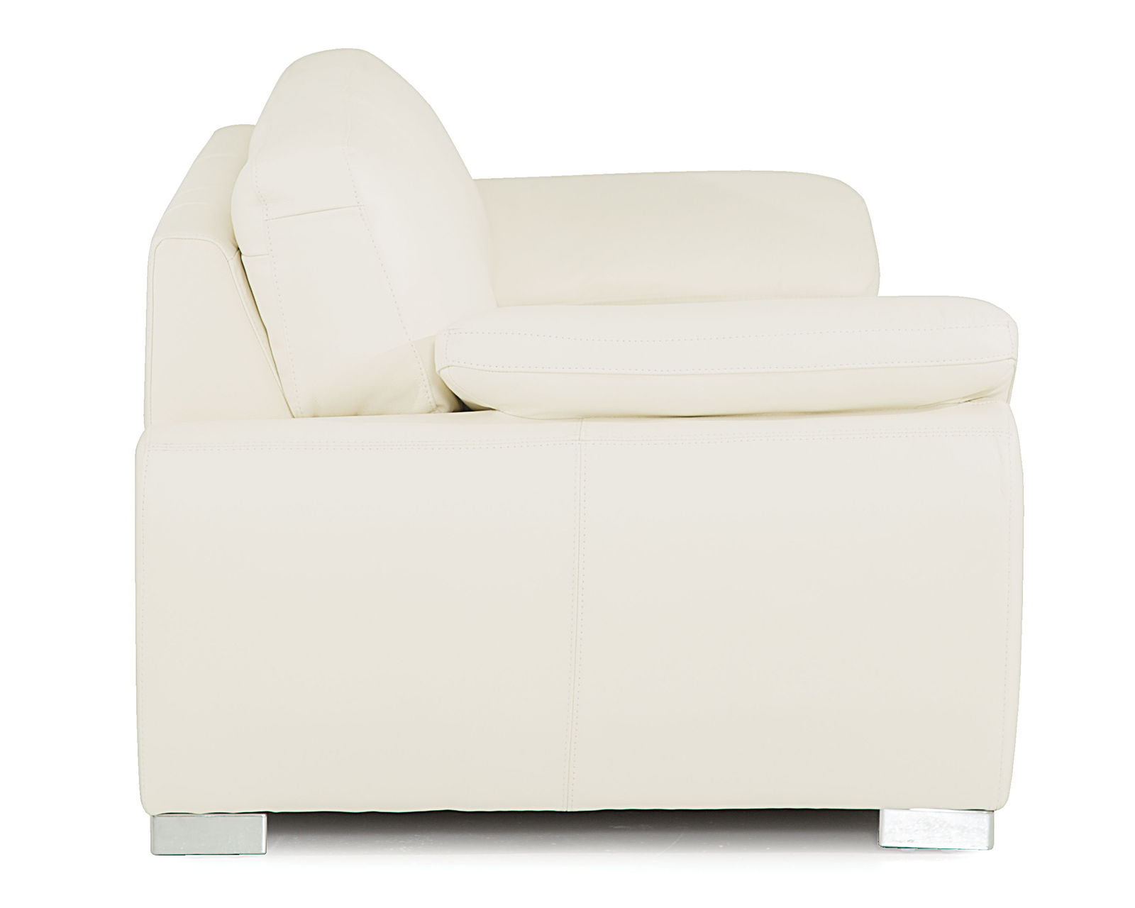 Miami 77319 Sofa (98") +100 leathers - Choice or metal or espresso wood legs