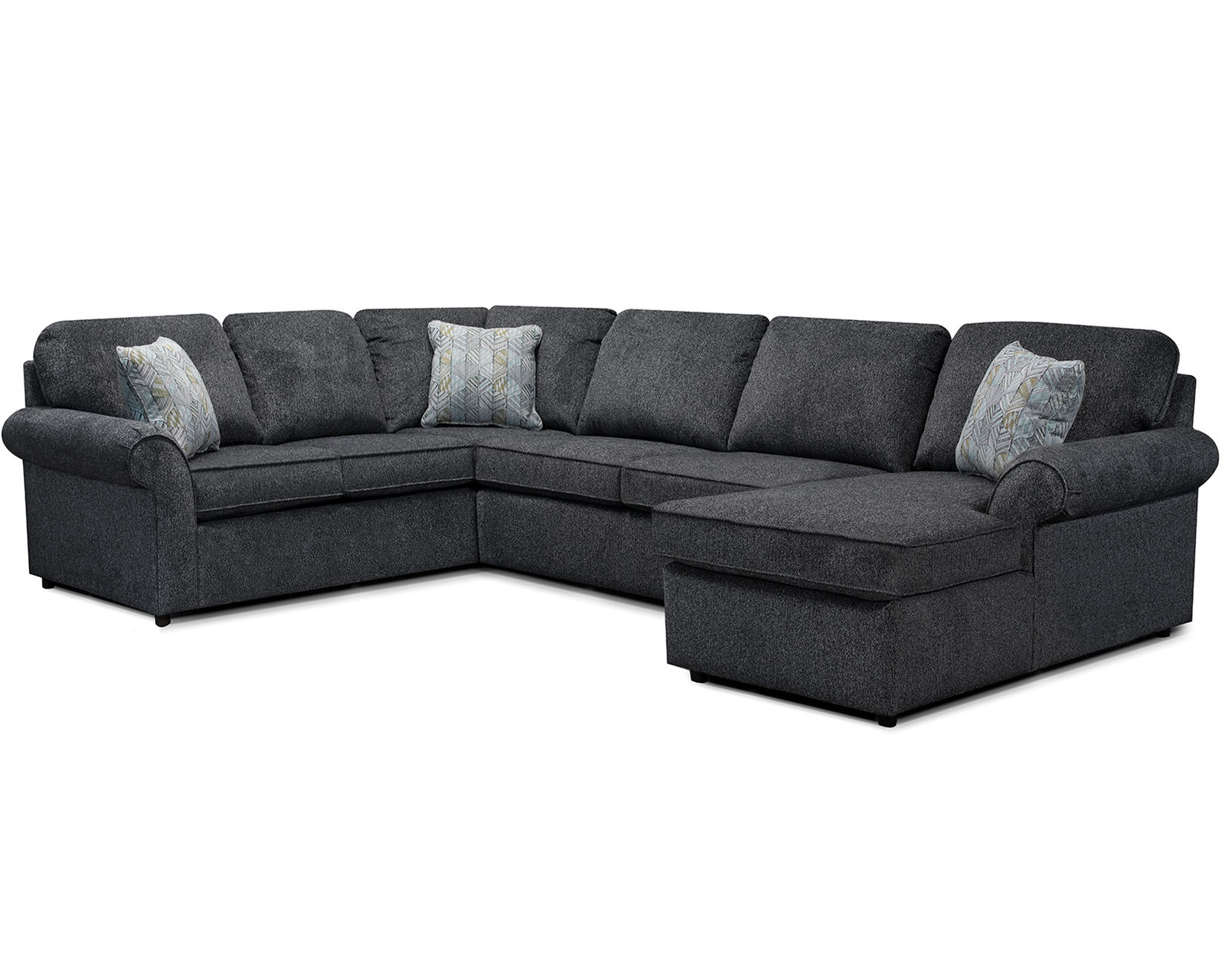 Malibu Stationary Sectional (100 Standard and Performance Fabrics) - Sectional Layout J: 