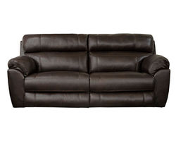 Costa 91" Wide Seat Lay Flat Leather Reclining Sofa (2 colors)