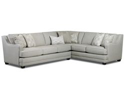 Missionary Raffia Two Piece Sectional  7000 (includes pillows) performance fabric - 124" x 96"
